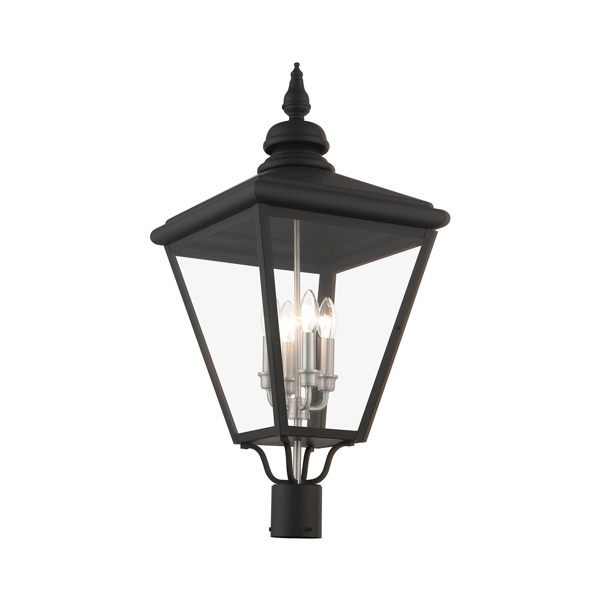 Adams 31 Inch Tall 4 Light Outdoor Post Lamp by Livex Lighting