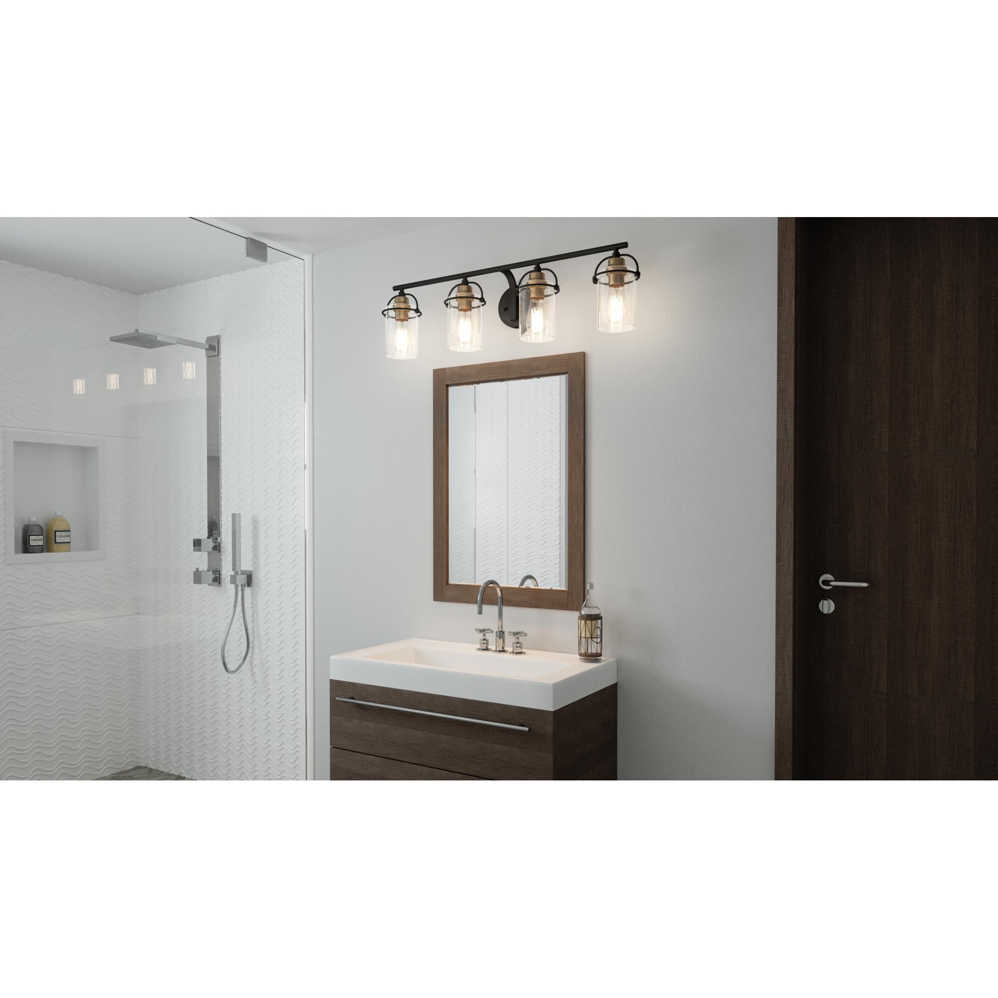 Emerson 33 Inch 4 Light Bath Vanity Light by Quoizel