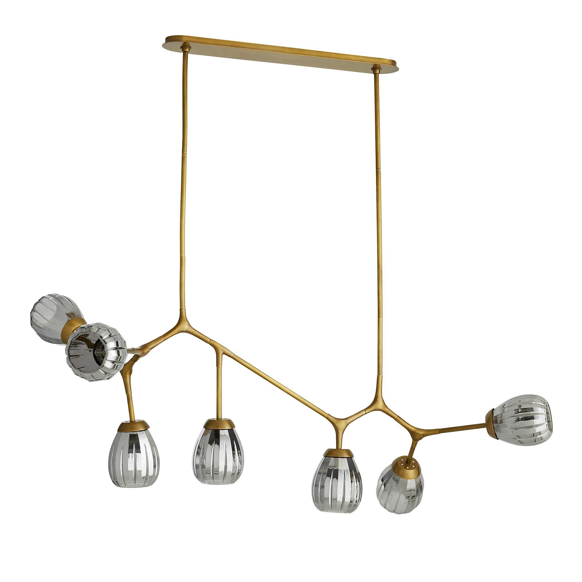 Smyth 66 Inch 7 Light Linear Suspension Light by Arteriors Home