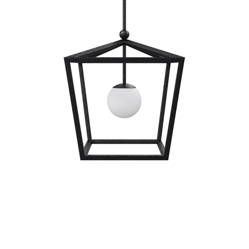 Denison 18 Inch Outdoor Hanging Lantern by Currey and Company