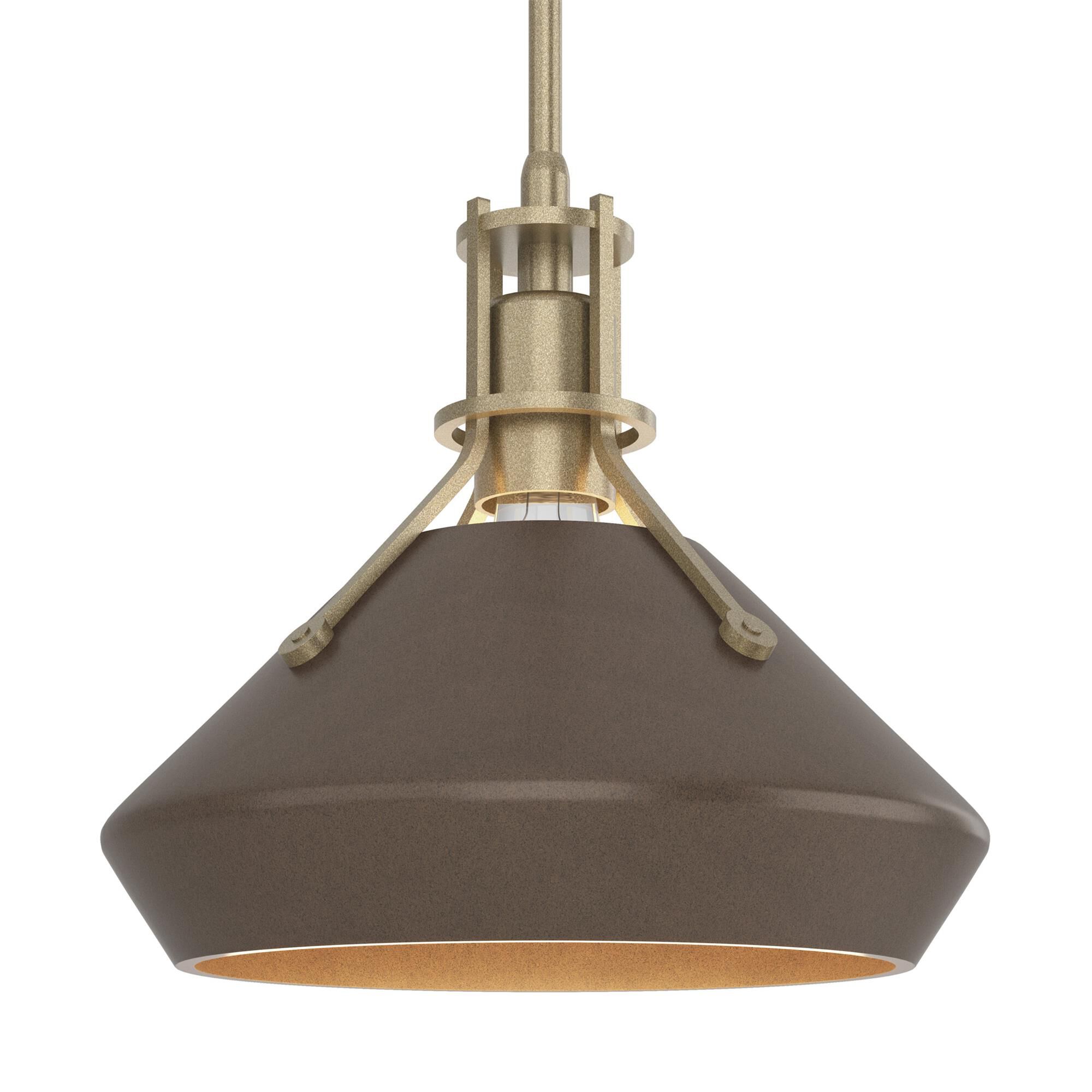 Shown in Soft Gold finish and Bronze  accent