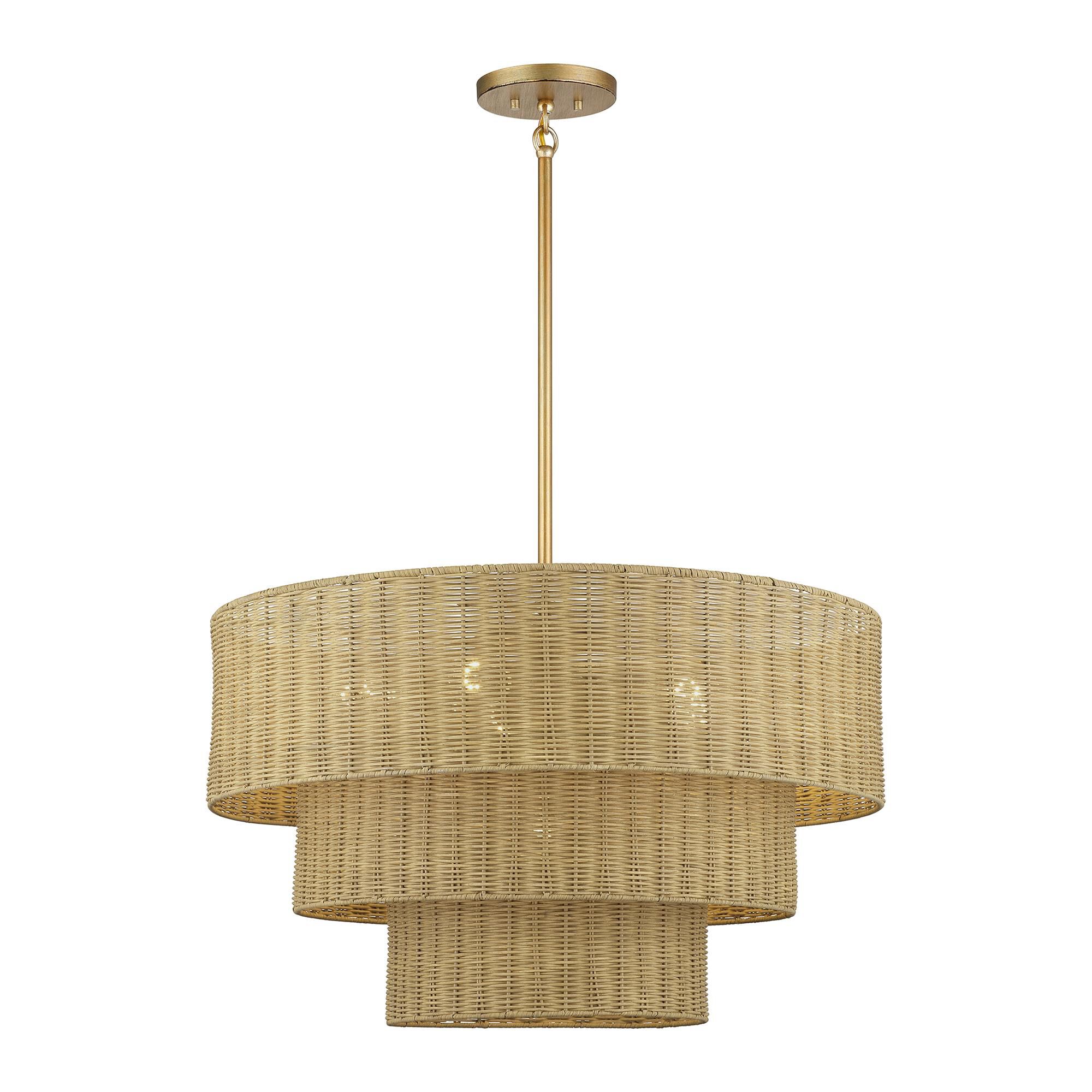Weavington 28 Inch Large Pendant by Livex Lighting
