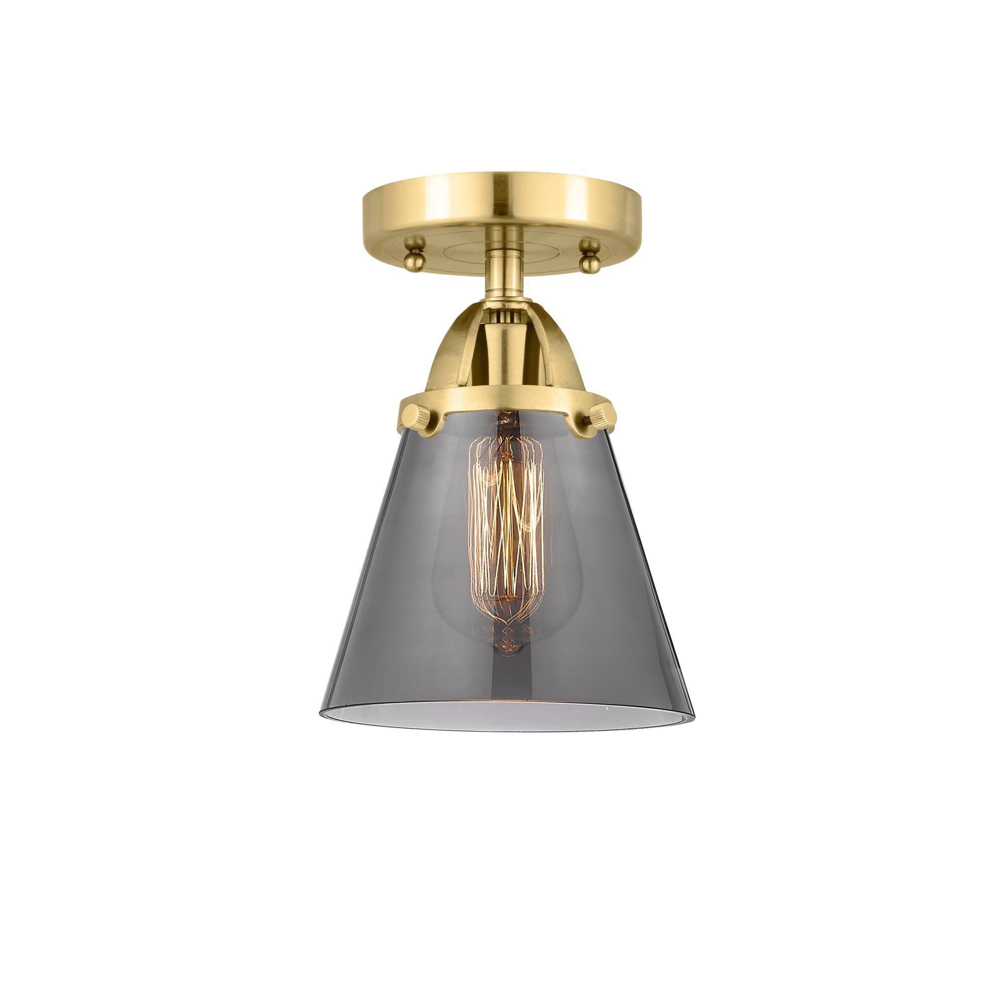 Bruno Marashlian Cone 6 Inch 1 Light Semi Flush Mount by Innovations Lighting