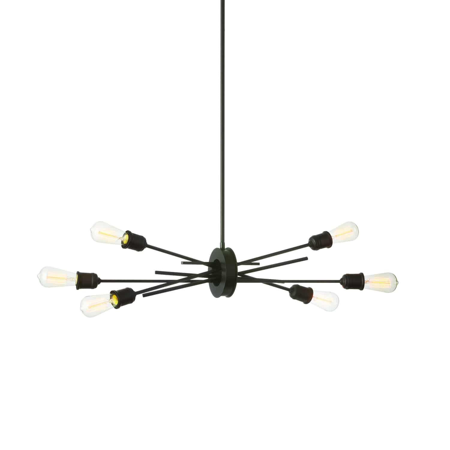 Nebraska 32 Inch 6 Light LED Linear Suspension Light by Dainolite