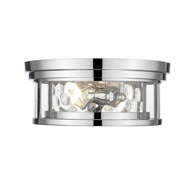 Clarion 12 Inch 2 Light Flush Mount by Z-Lite