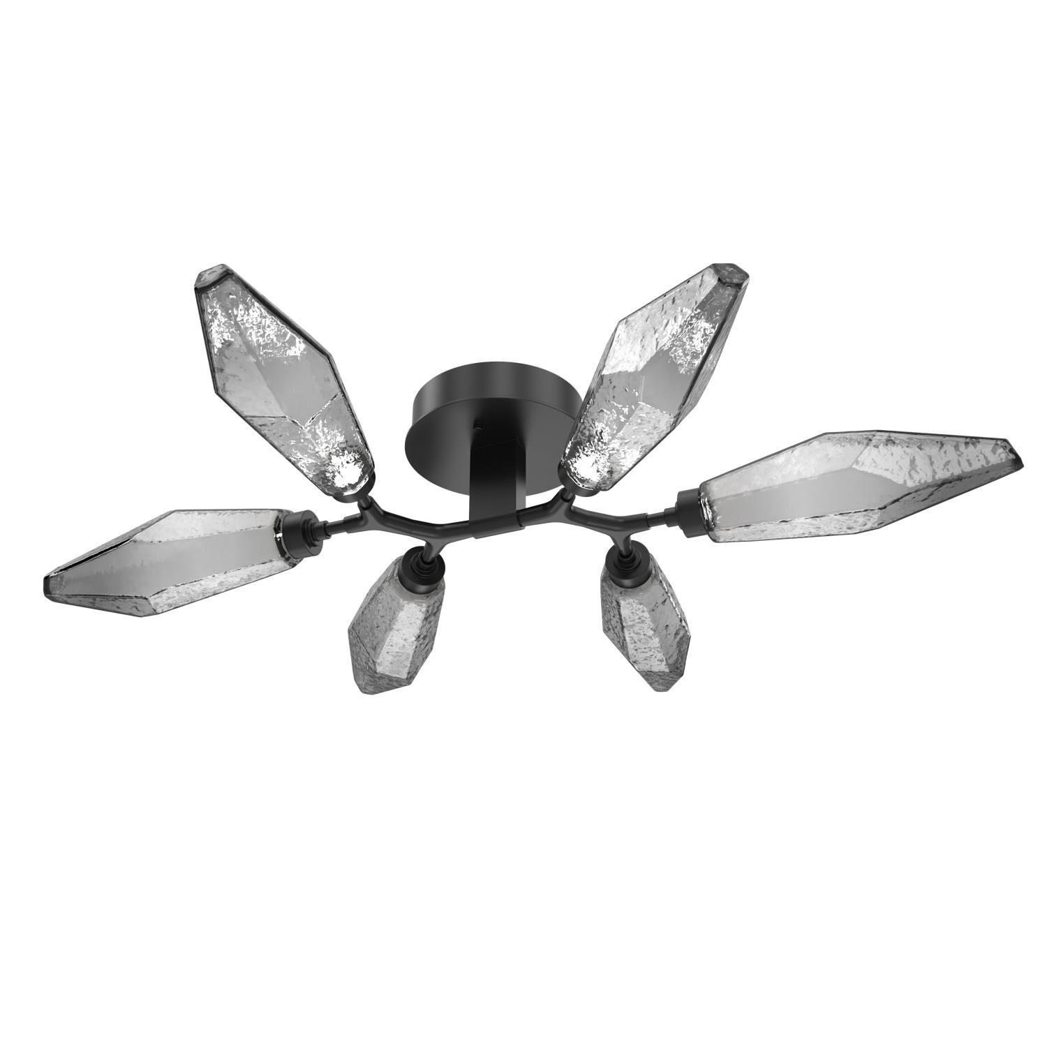 Shown in Matte Black finish and Smoke glass