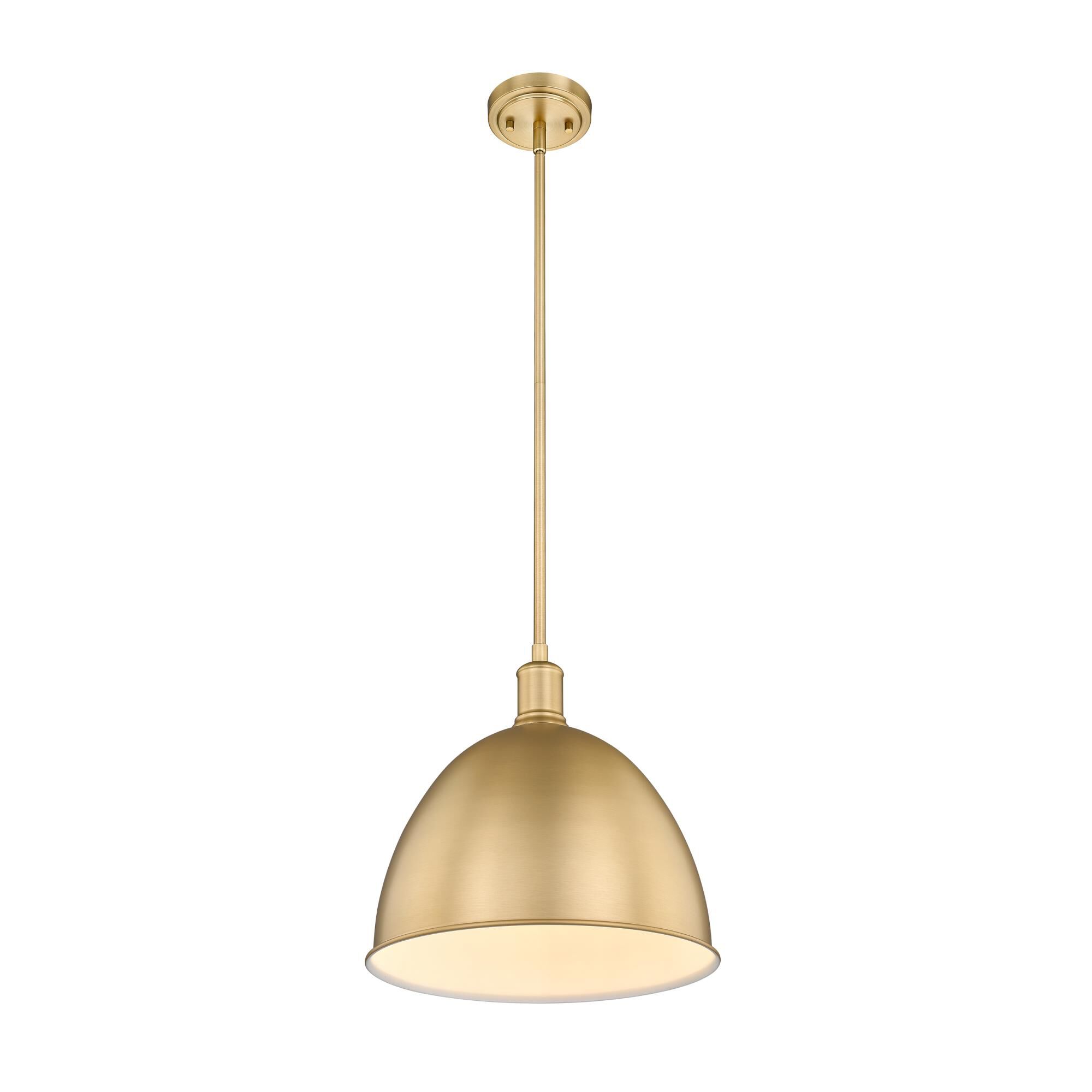Shown in Classic Brass finish and Classic Brass shade