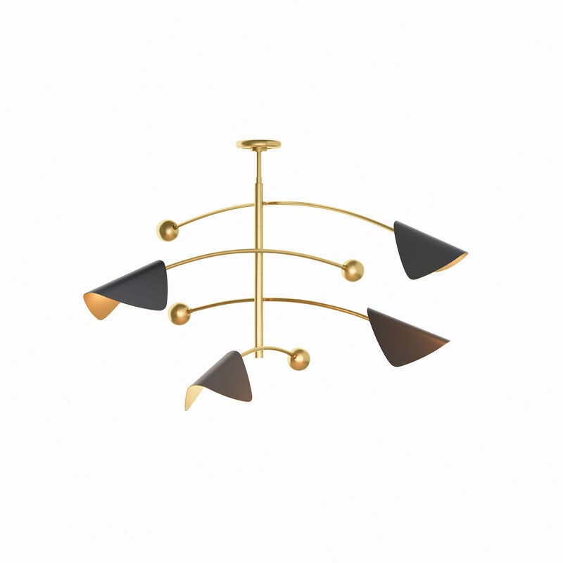 Eclipse Large Linear Chandelier by Regina Andrew