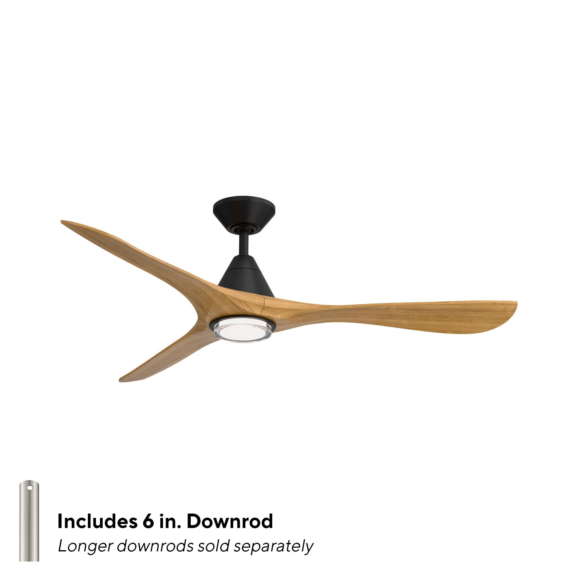 Carve 60 Inch Ceiling Fan with Light Kit by Modern Forms