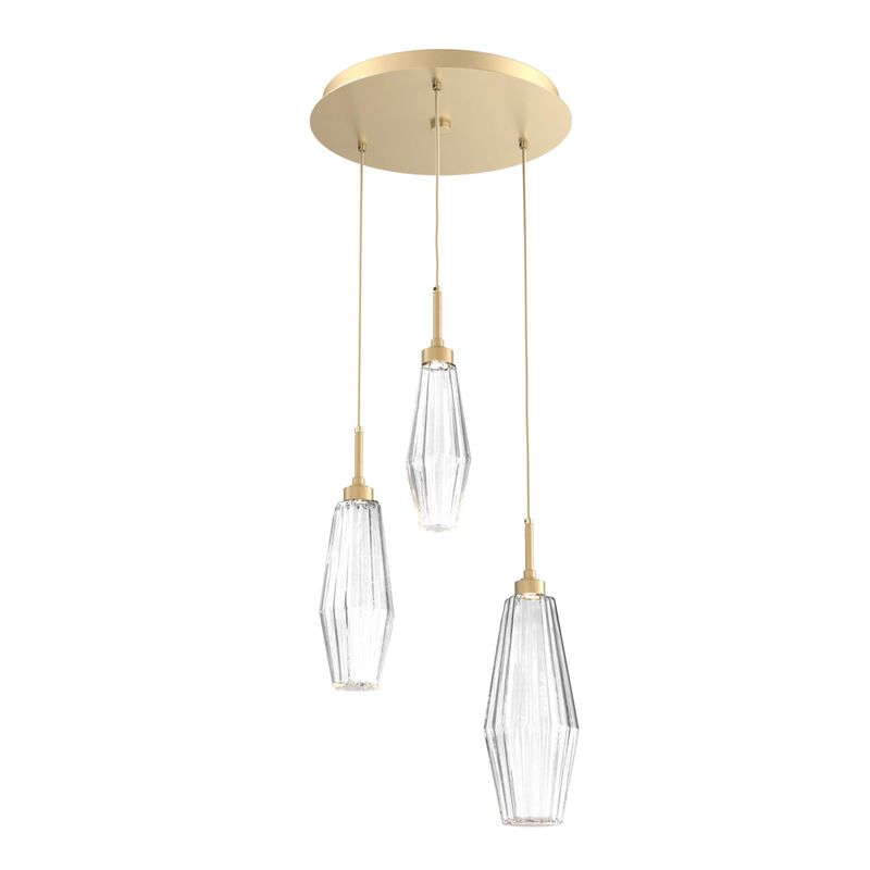 Aalto 17 Inch 3 Light Multi Light Pendant by Hammerton Studio