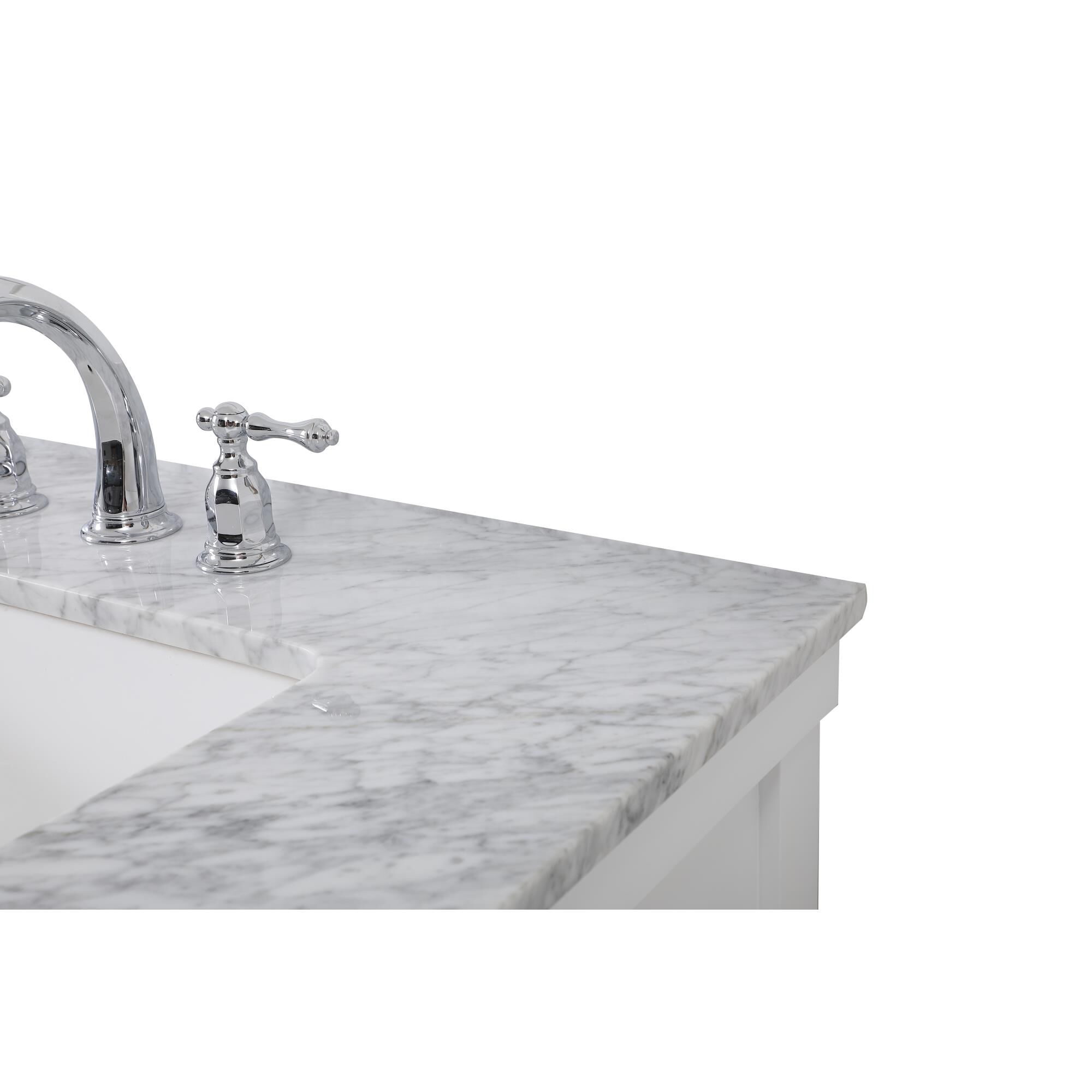 Shown in White finish