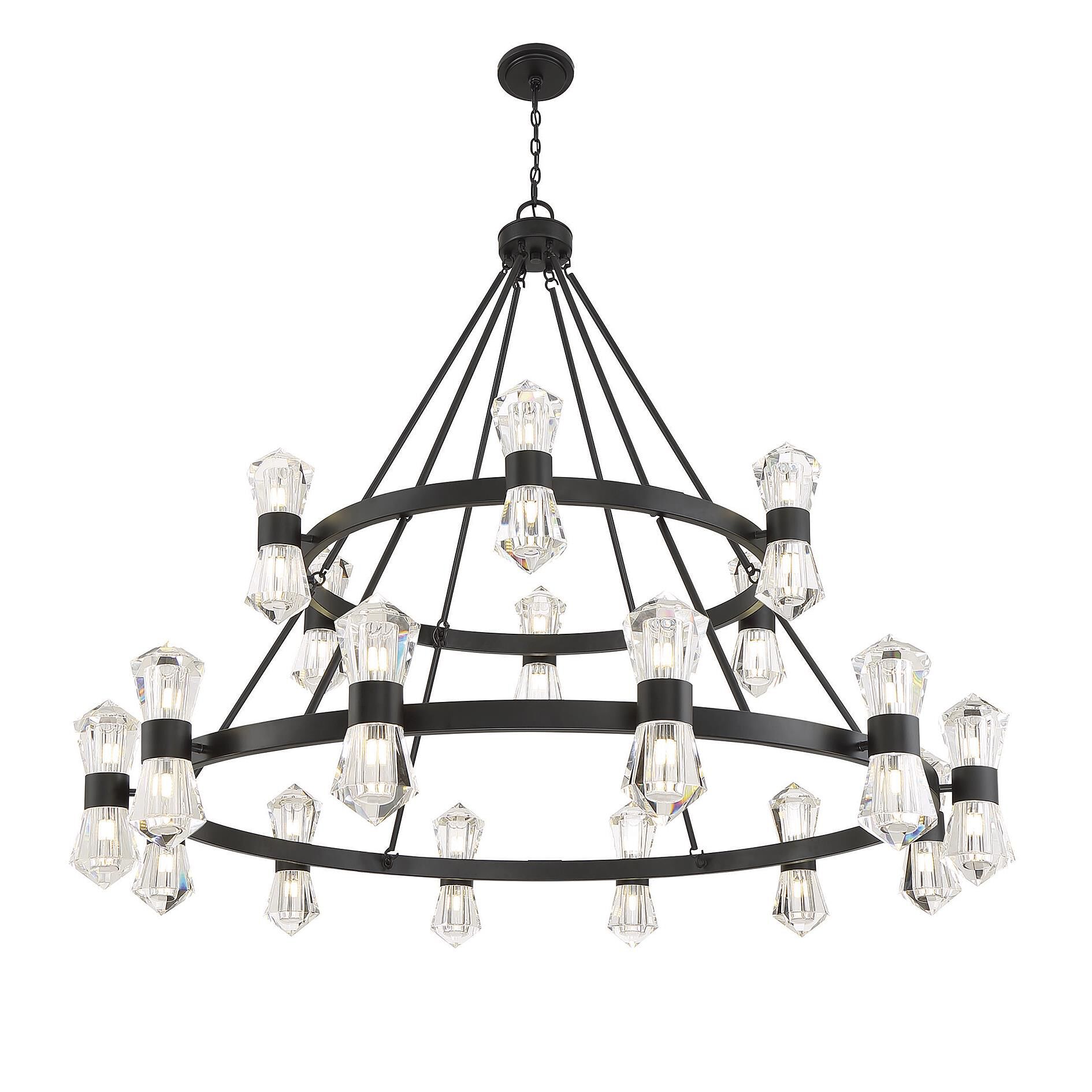 Dryden 60 Inch 36 Light Chandelier by Savoy House