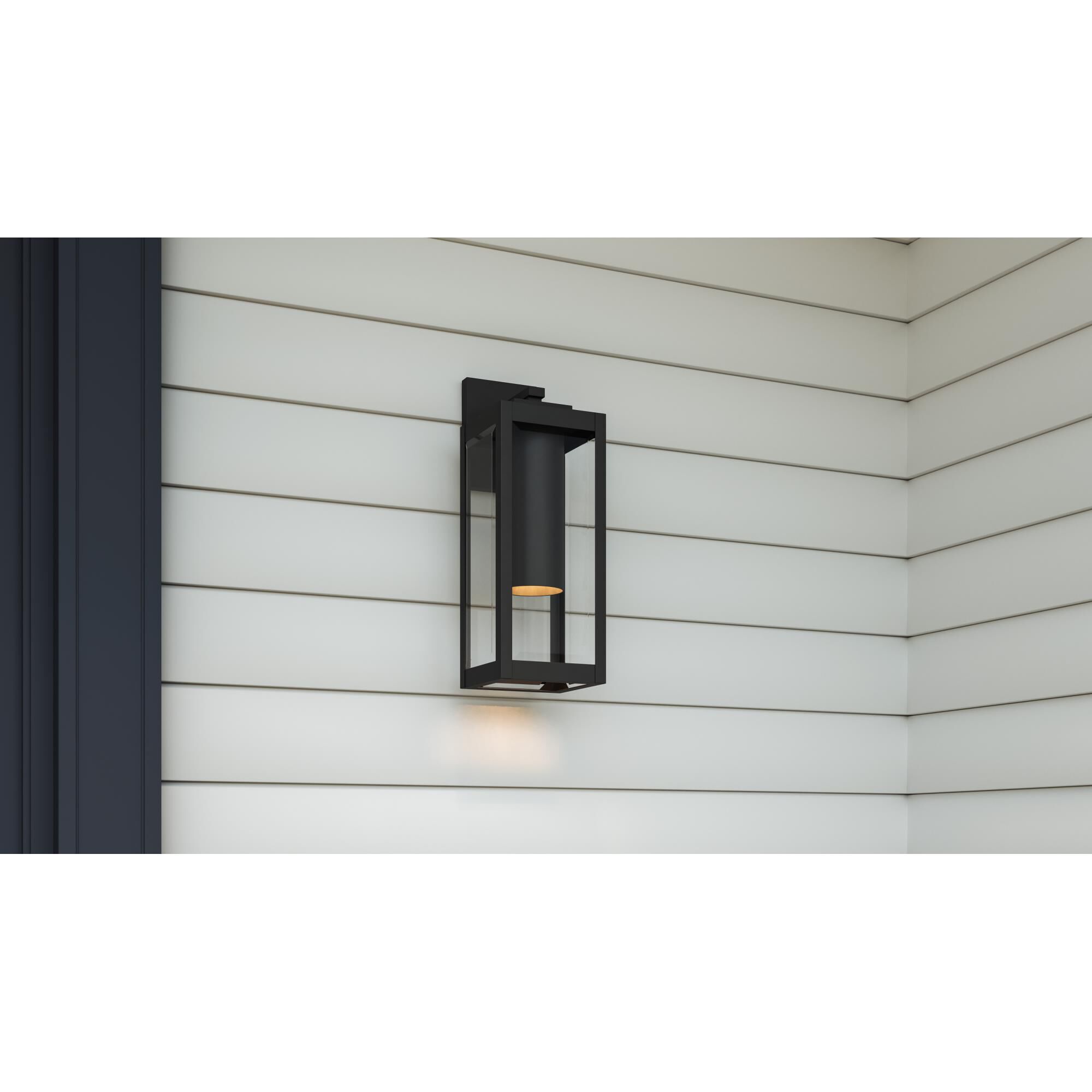 Shown in Earth Black finish and Clear Beveled glass