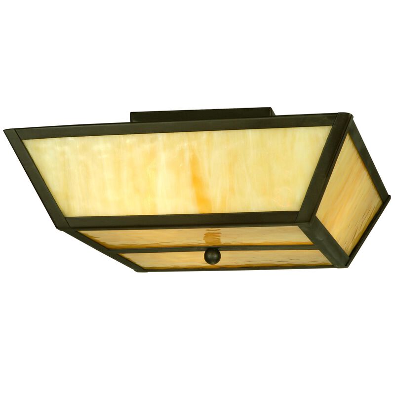 Madera 21 Inch 3 Light Flush Mount by Meyda Lighting