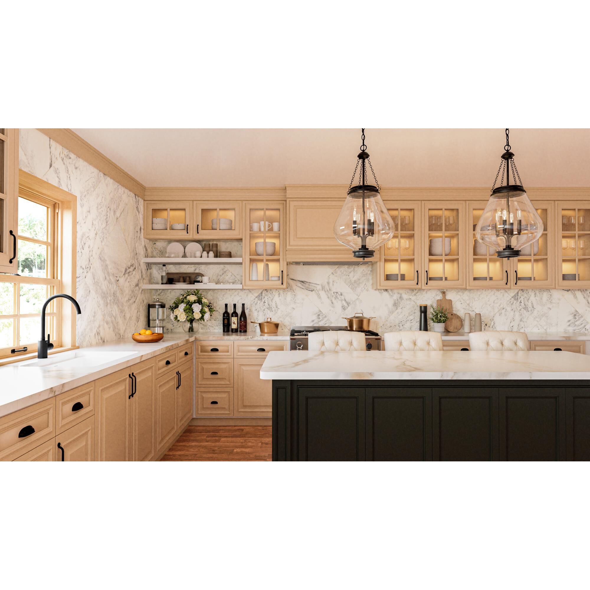 Wallace 16 Inch Large Pendant by Quoizel