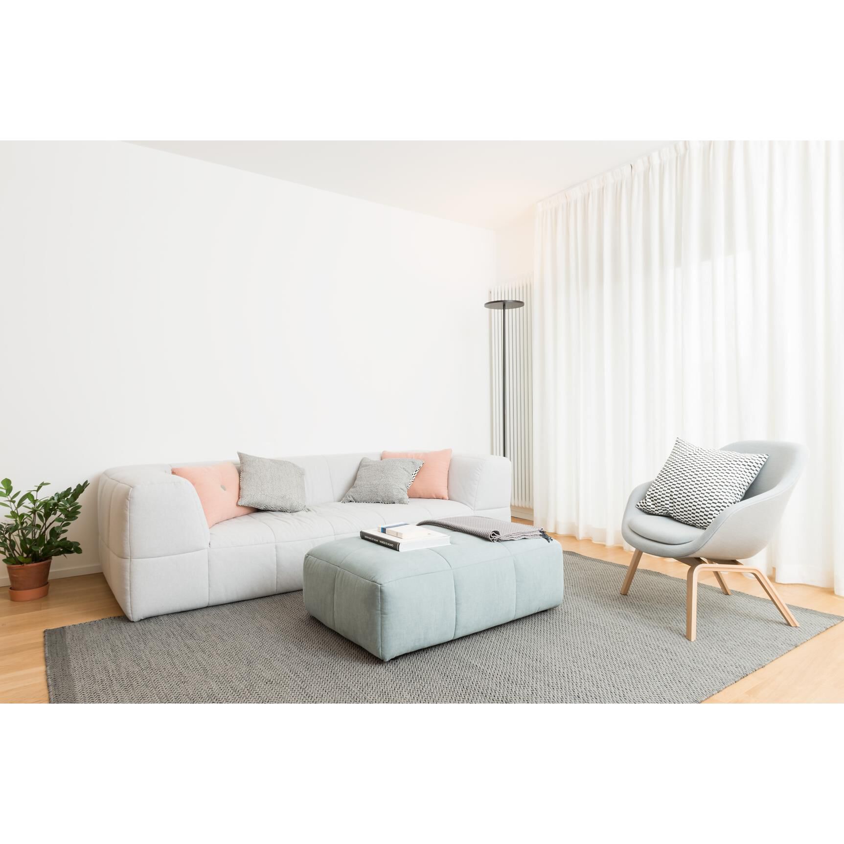 Naoto Fukasawa Athena 72 Inch Floor Lamp by Artemide