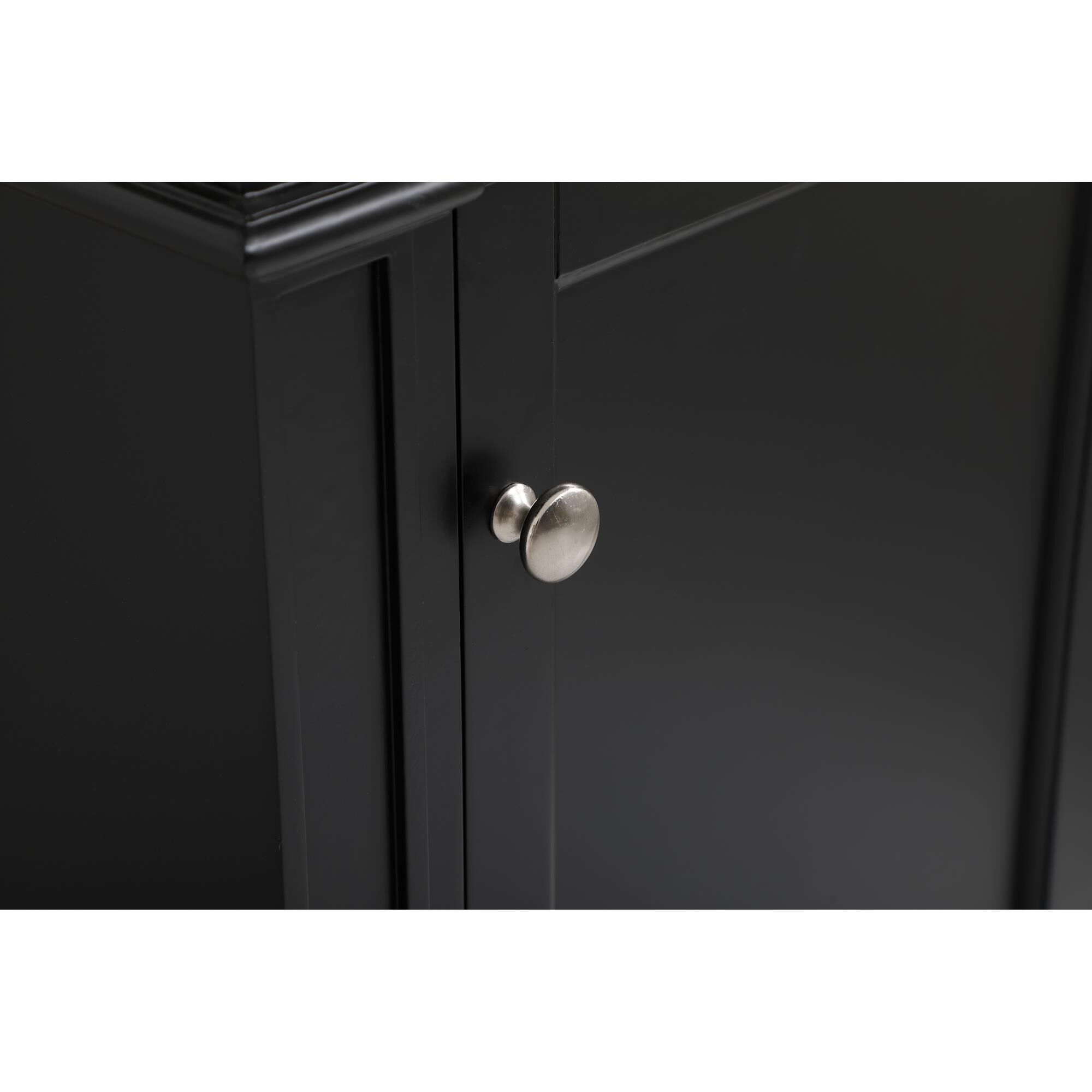 Shown in Black finish