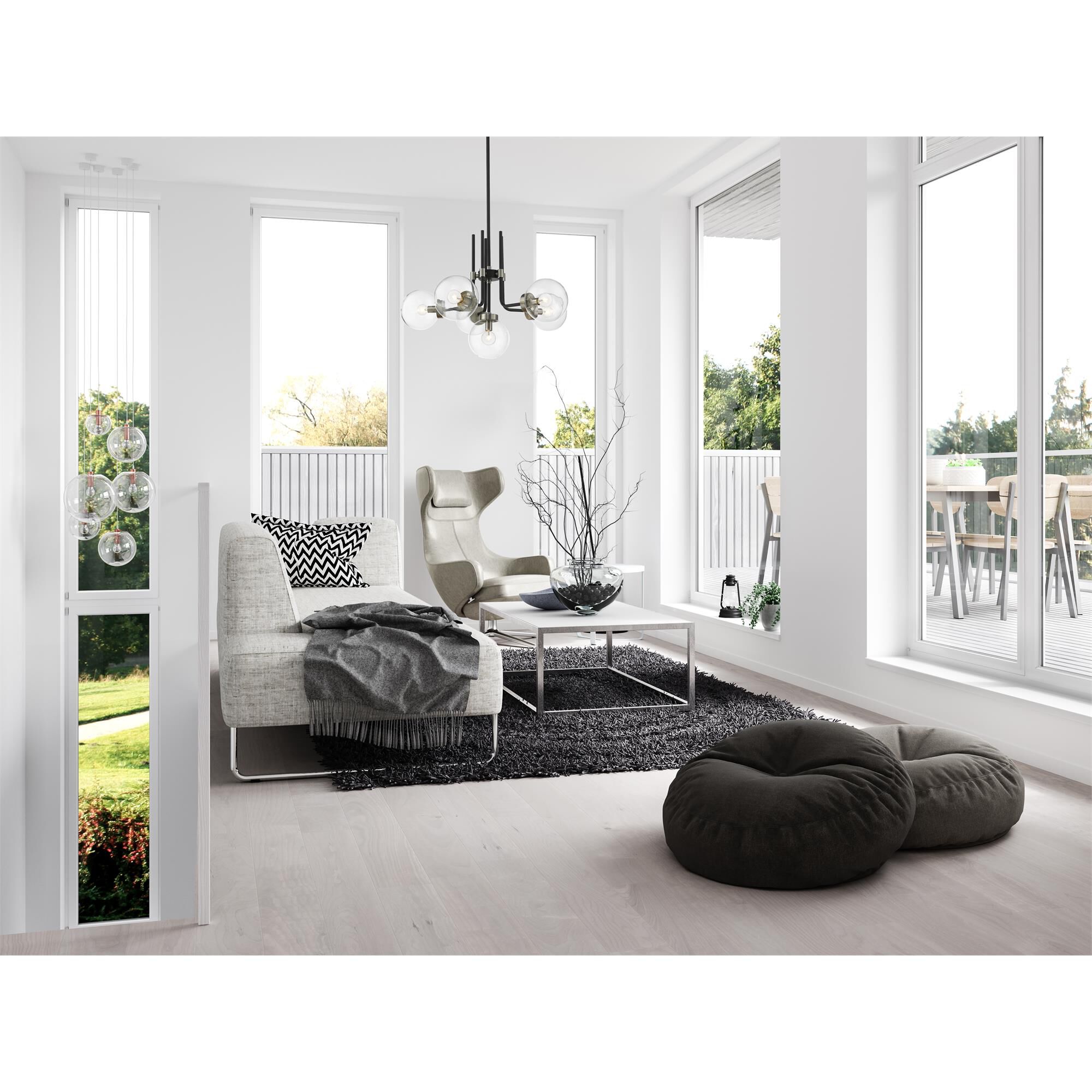 Parsons 27 Inch 6 Light Chandelier by Z-Lite