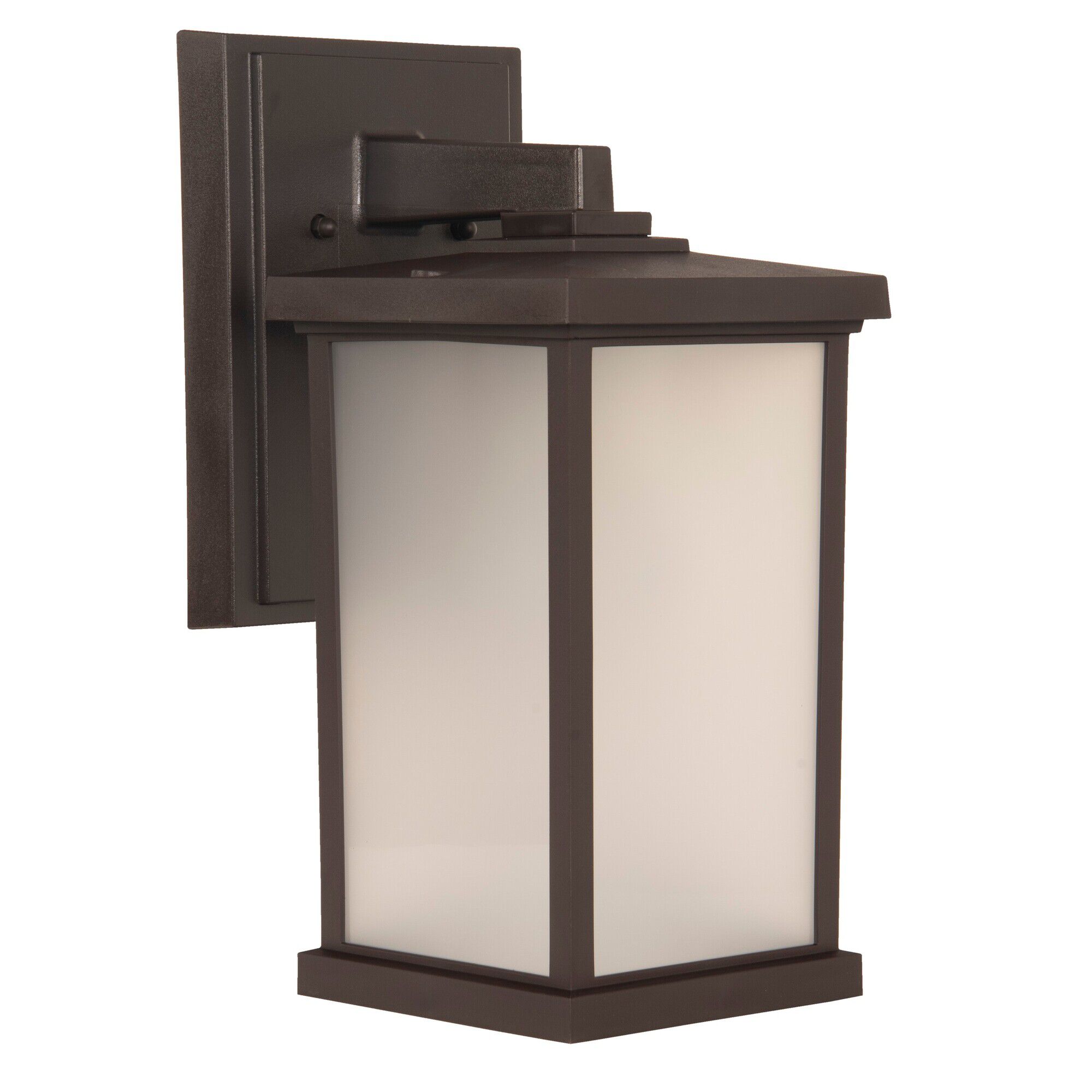 Shown in Bronze finish and Frosted Polycarbonate shade