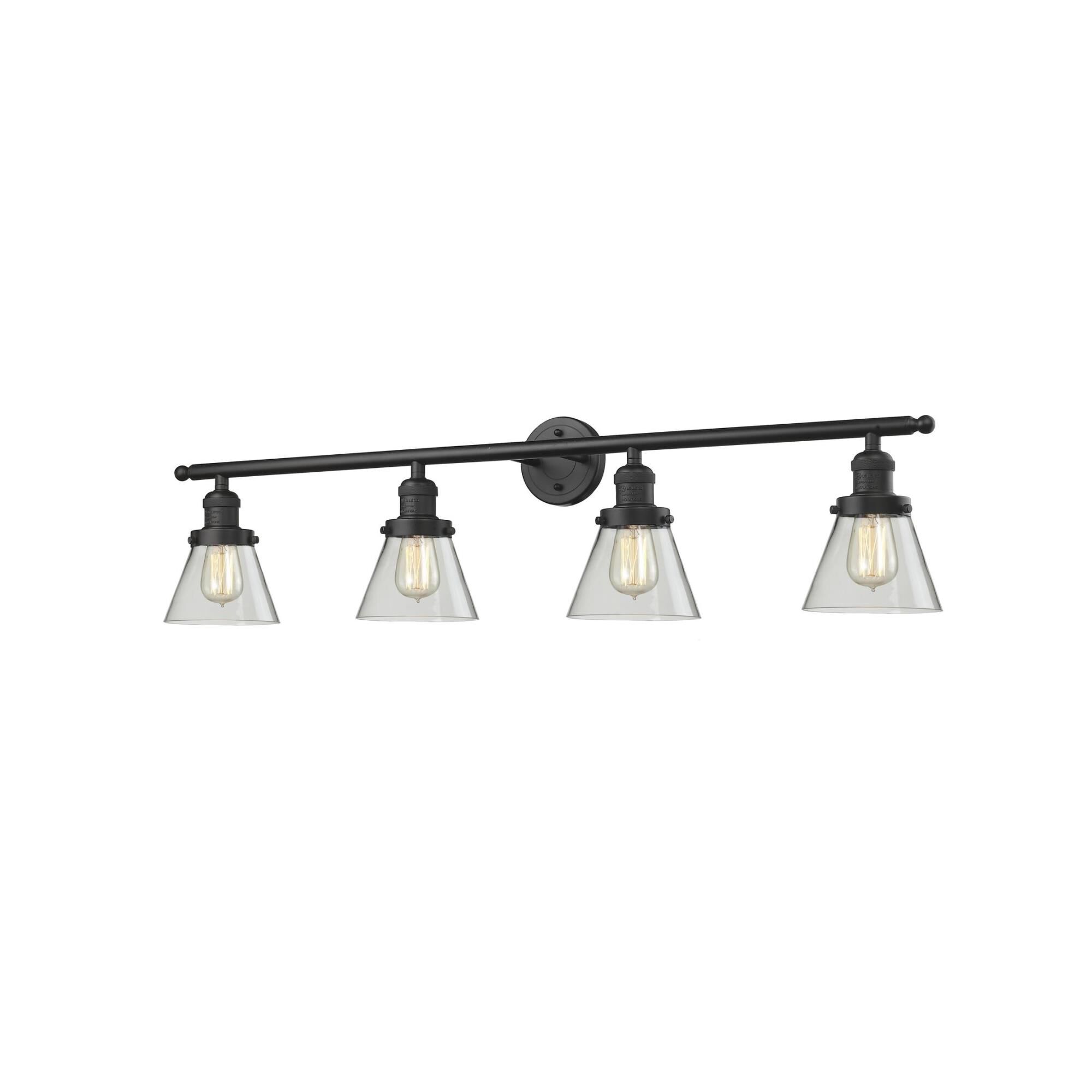 Bruno Marashlian Small Cone 42 Inch 4 Light Bath Vanity Light by Innovations Lighting