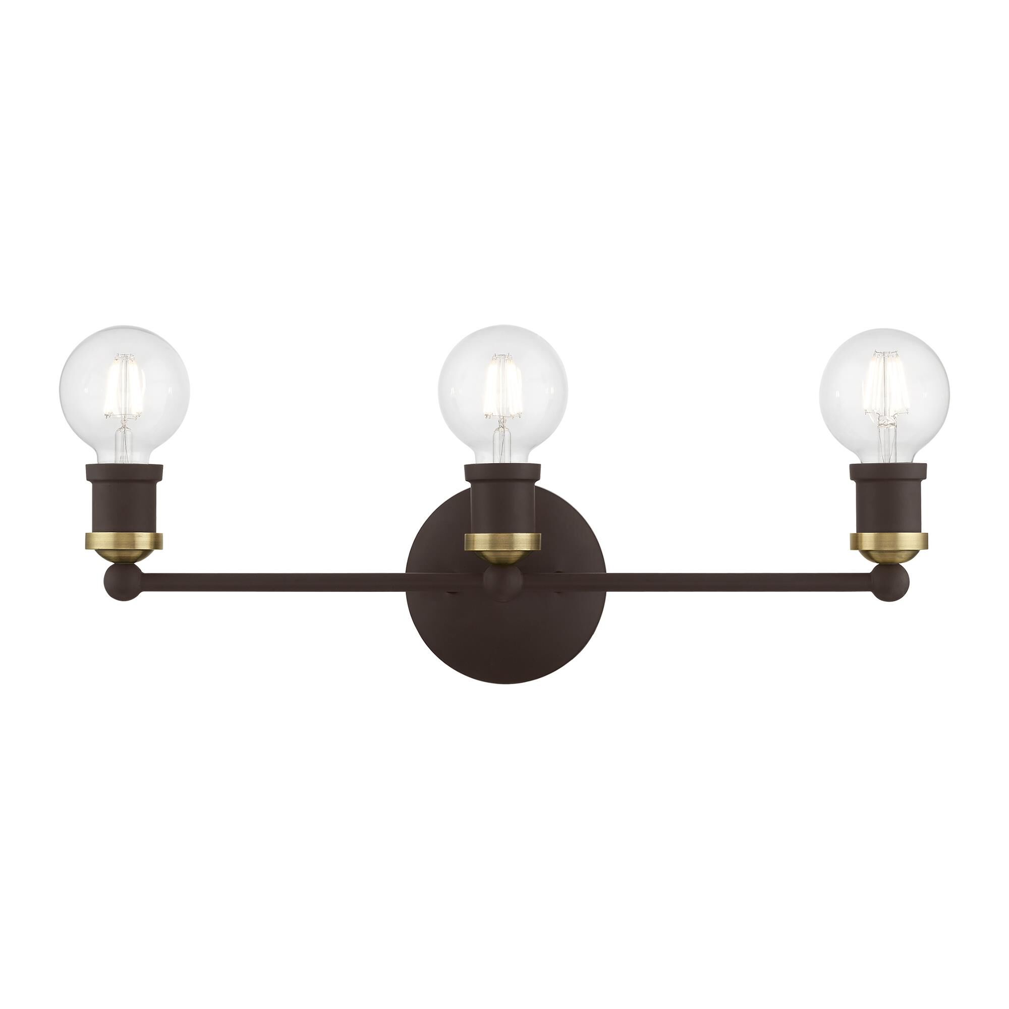 Shown in Bronze with Antique Brass Accents finish