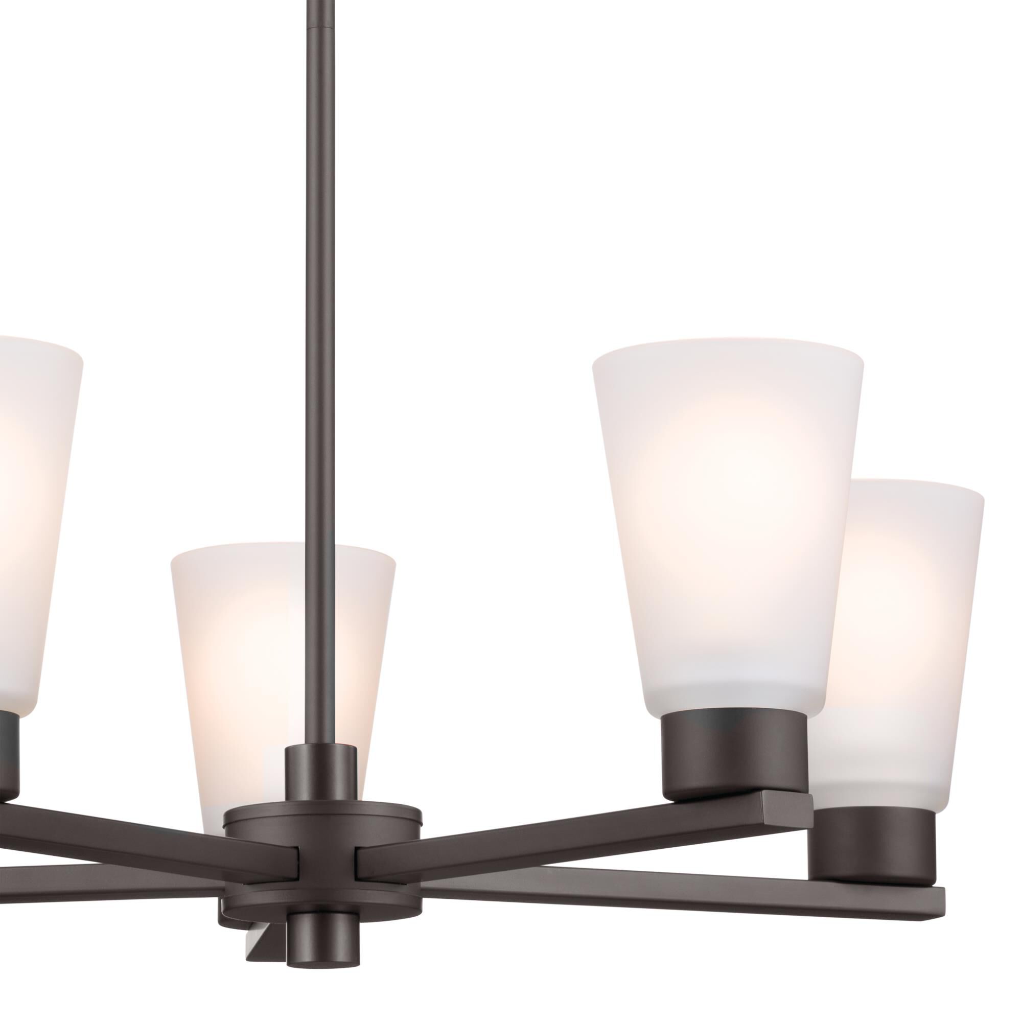 Stamos 24 Inch 5 Light Mini Chandelier by Kichler Lighting