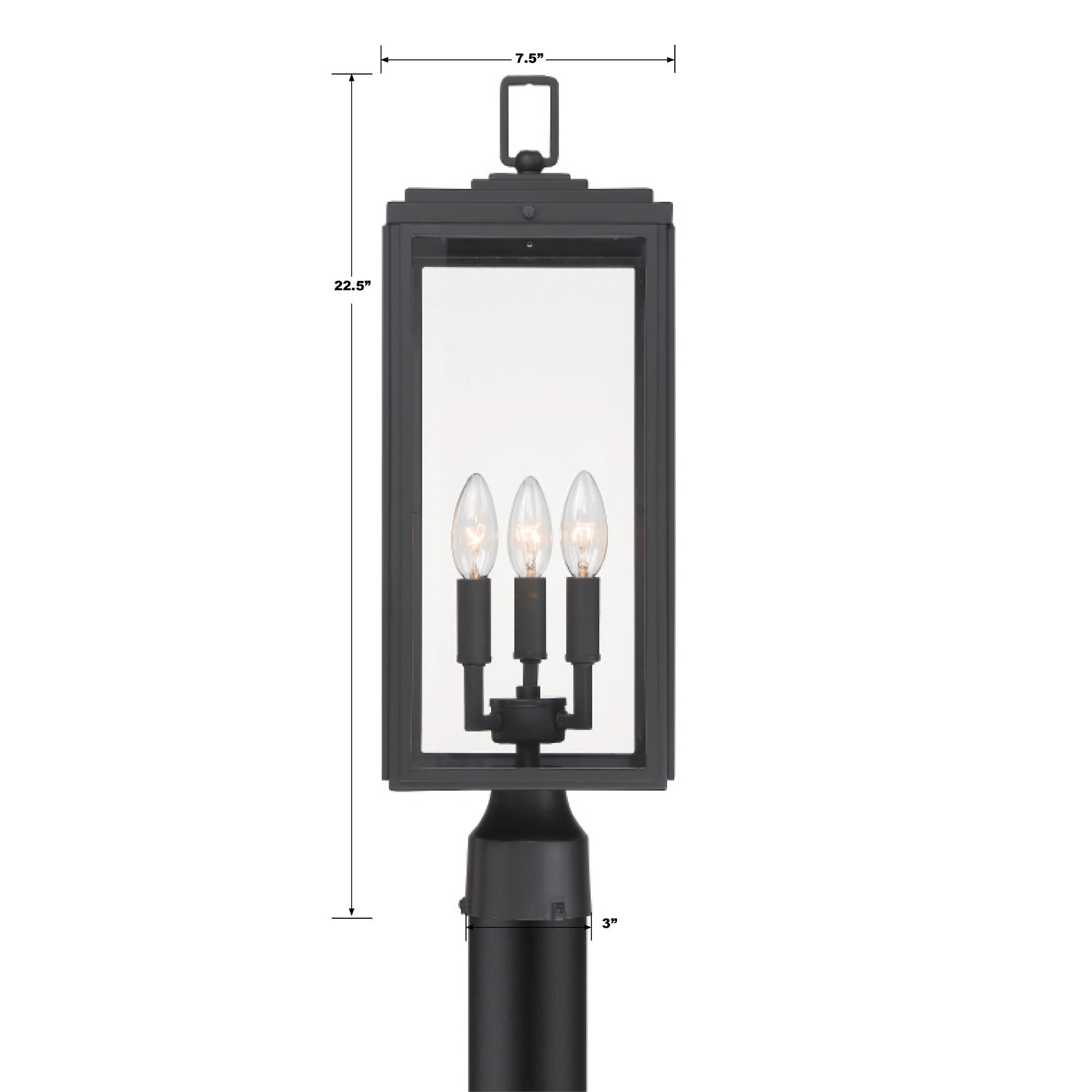 Shown in Matte Black finish and Clear glass and Clear Glass shade