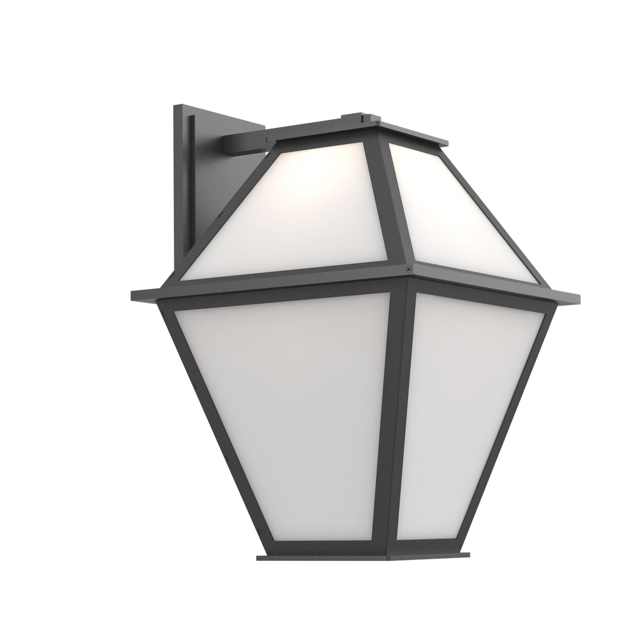 Shown in Argento Grey finish and Frosted Seeded glass