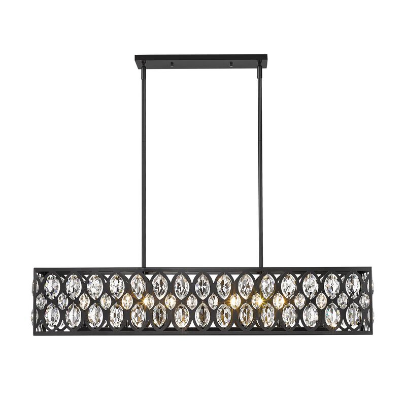 Dealey 43 Inch 7 Light Linear Suspension Light by Z-Lite