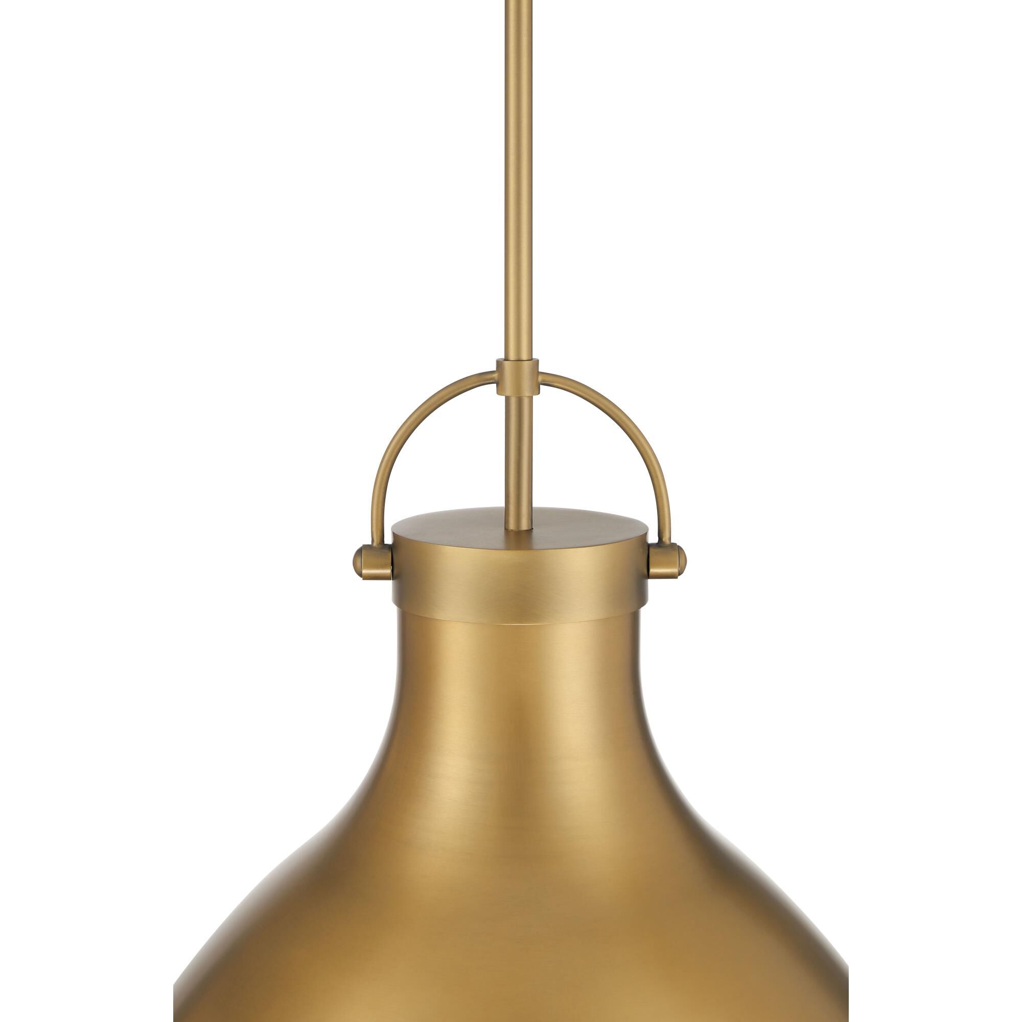 Shown in Legacy Brass finish and Legacy Brass glass and Glass shade