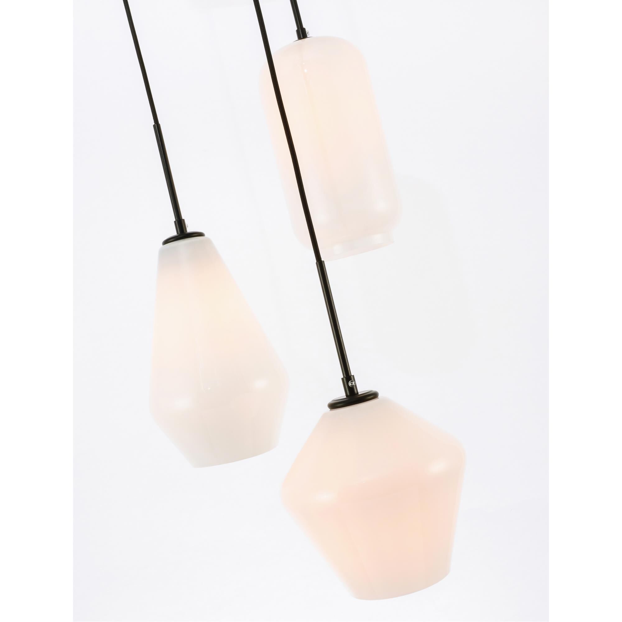 Gene 17 Inch Multi Light Pendant by Elegant Lighting