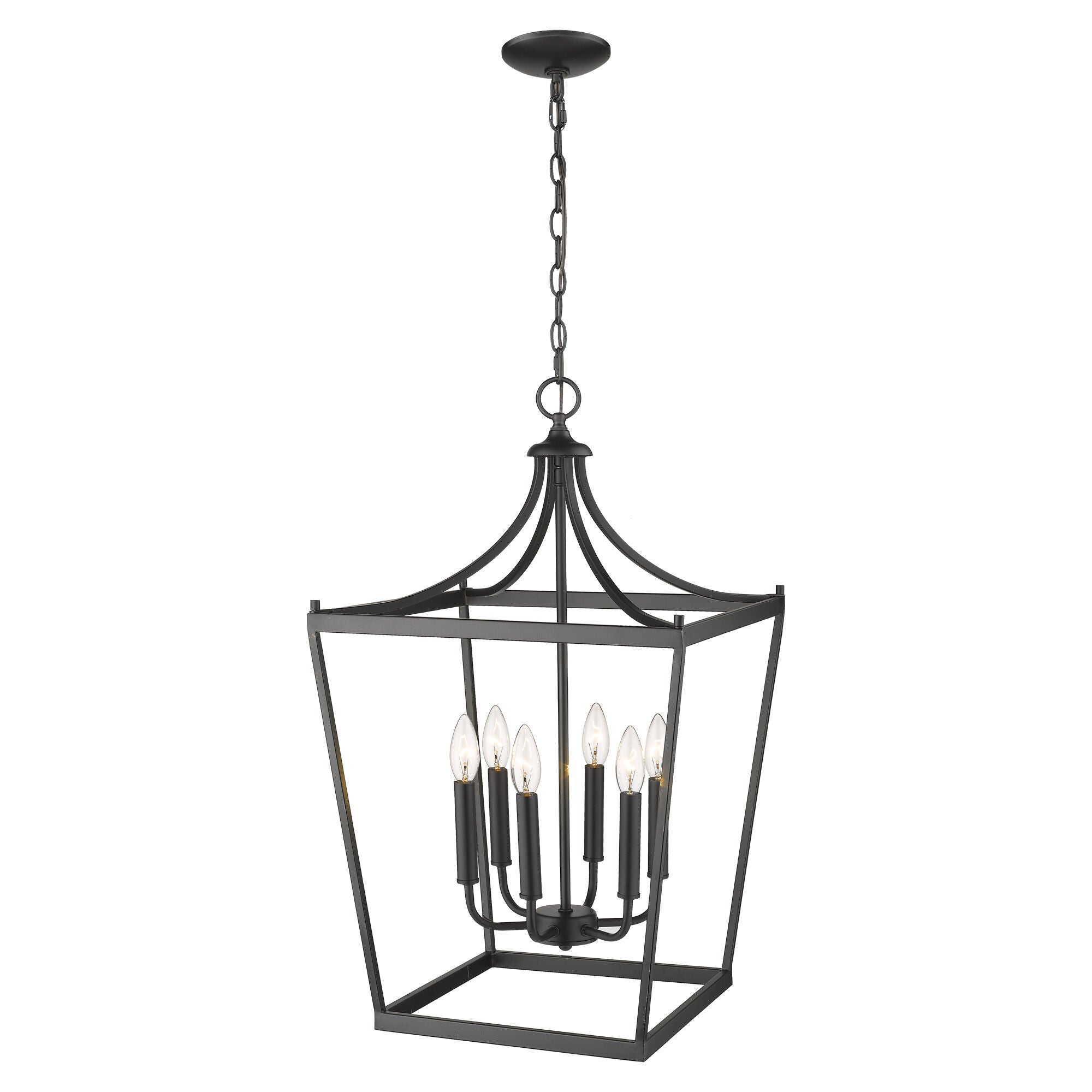 Shown in Matte Black finish and -- glass and -- shade