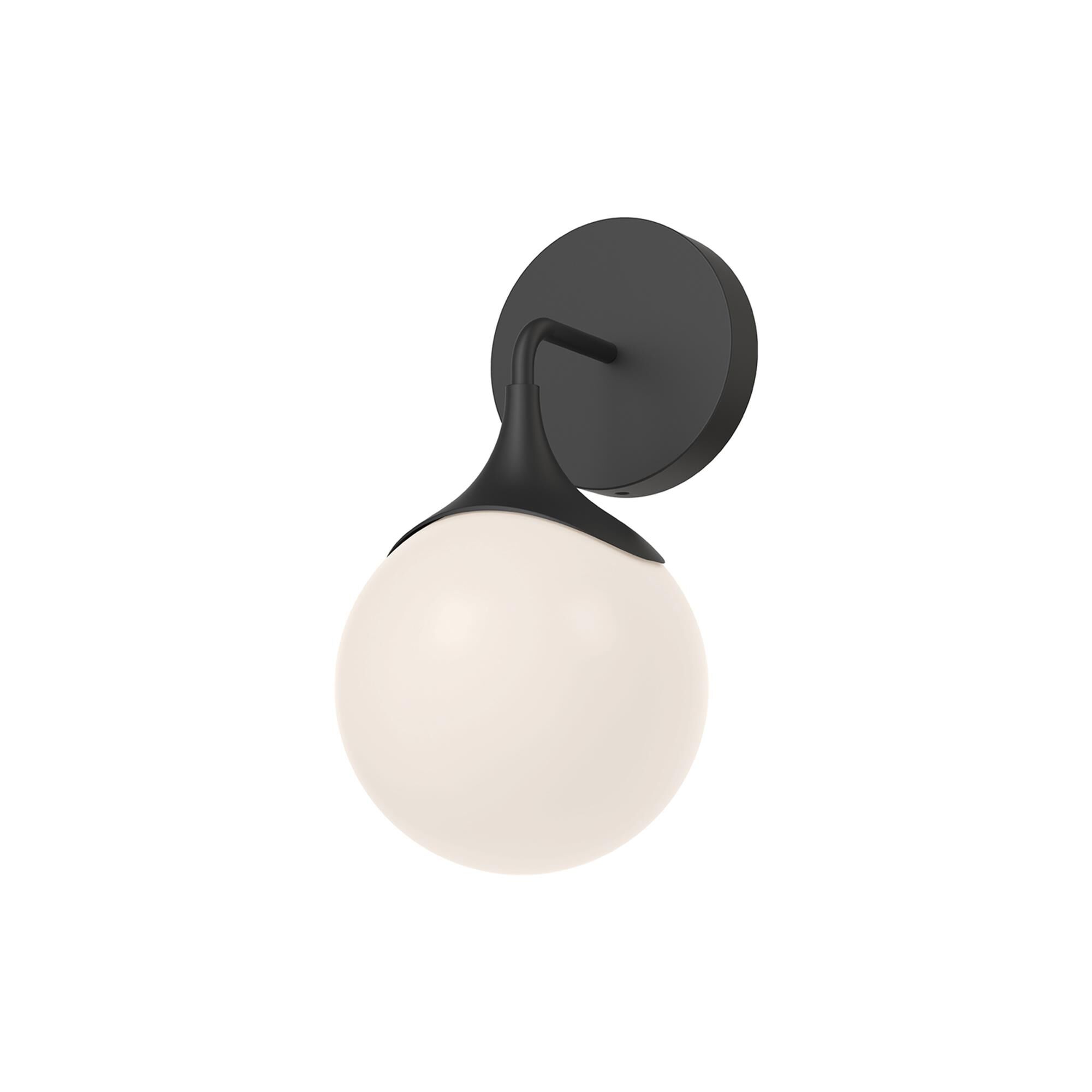 Shown in Matte Black finish and Opal Matte glass