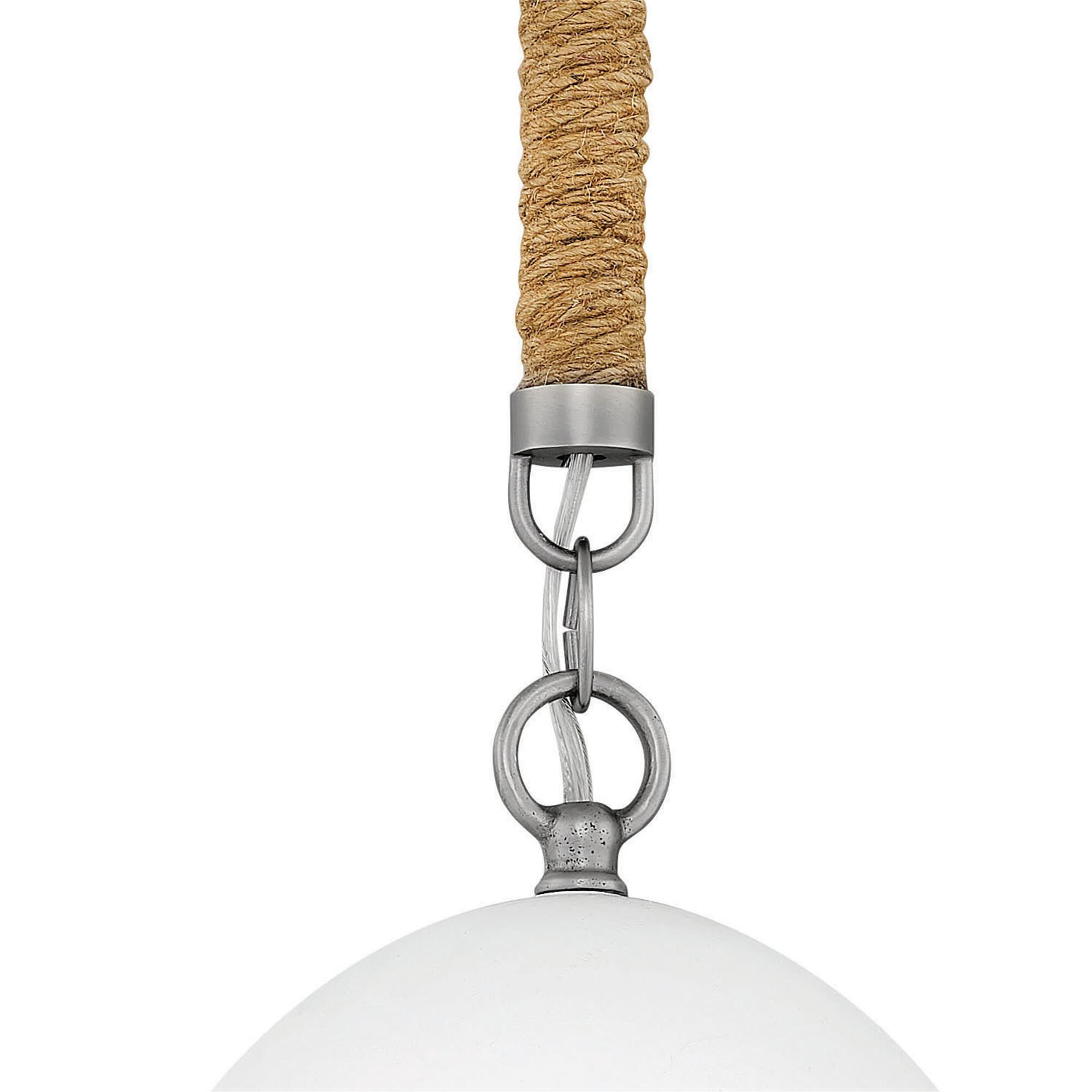 Shown in Antique Nickel finish and Ceramic shade