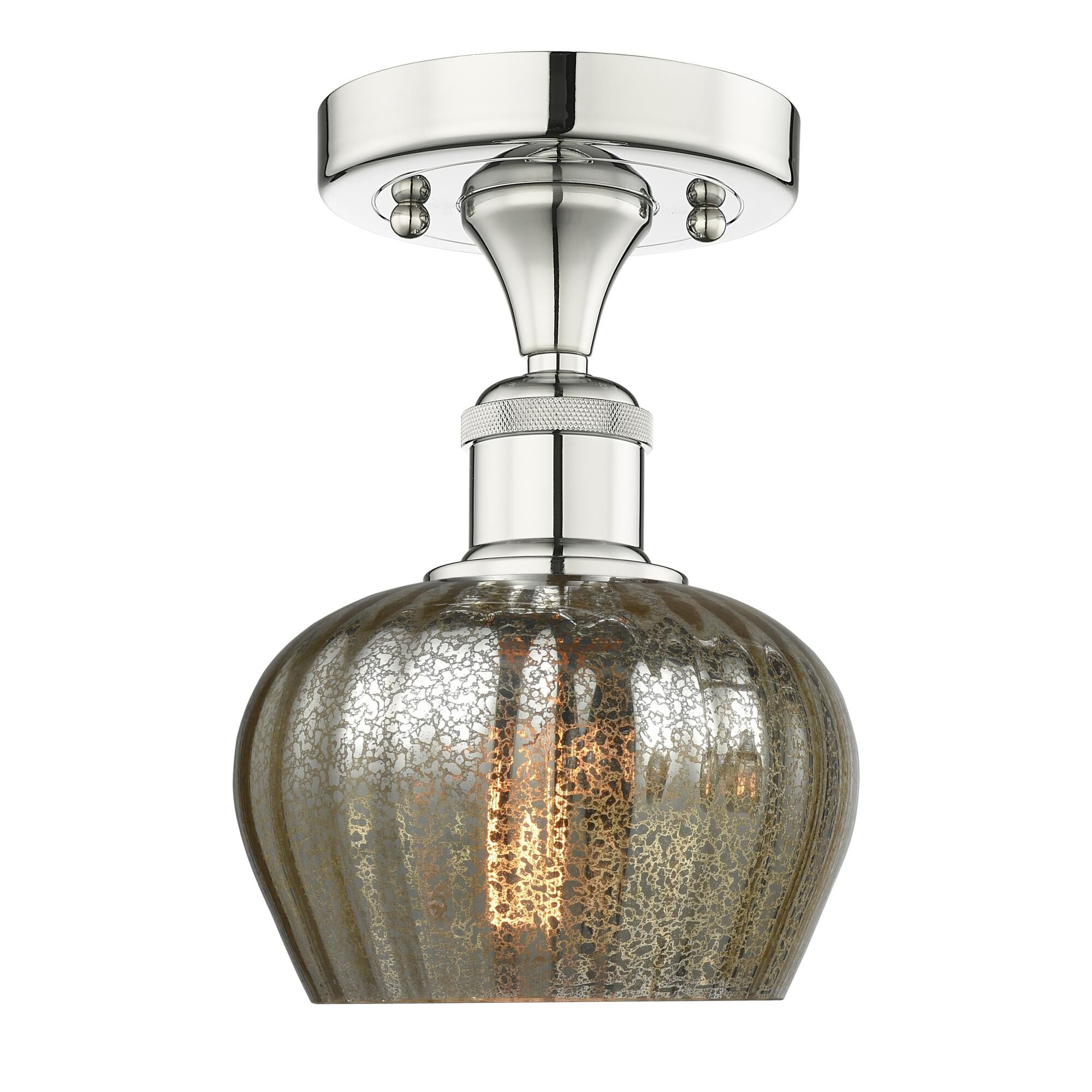 Bruno Marashlian Fenton 6 Inch 1 Light Semi Flush Mount by Innovations Lighting