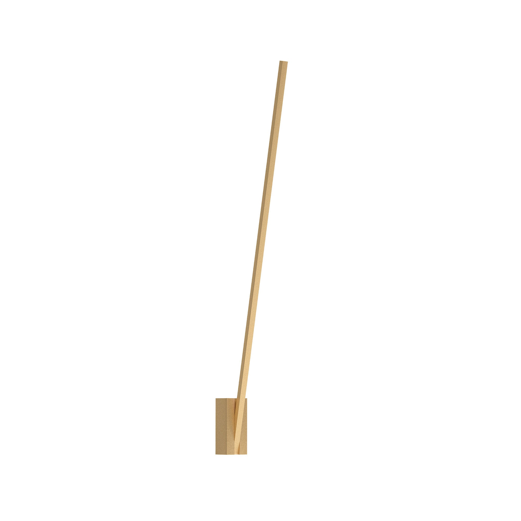 Shown in Brushed Gold finish and White Acrylic Diffuser shade
