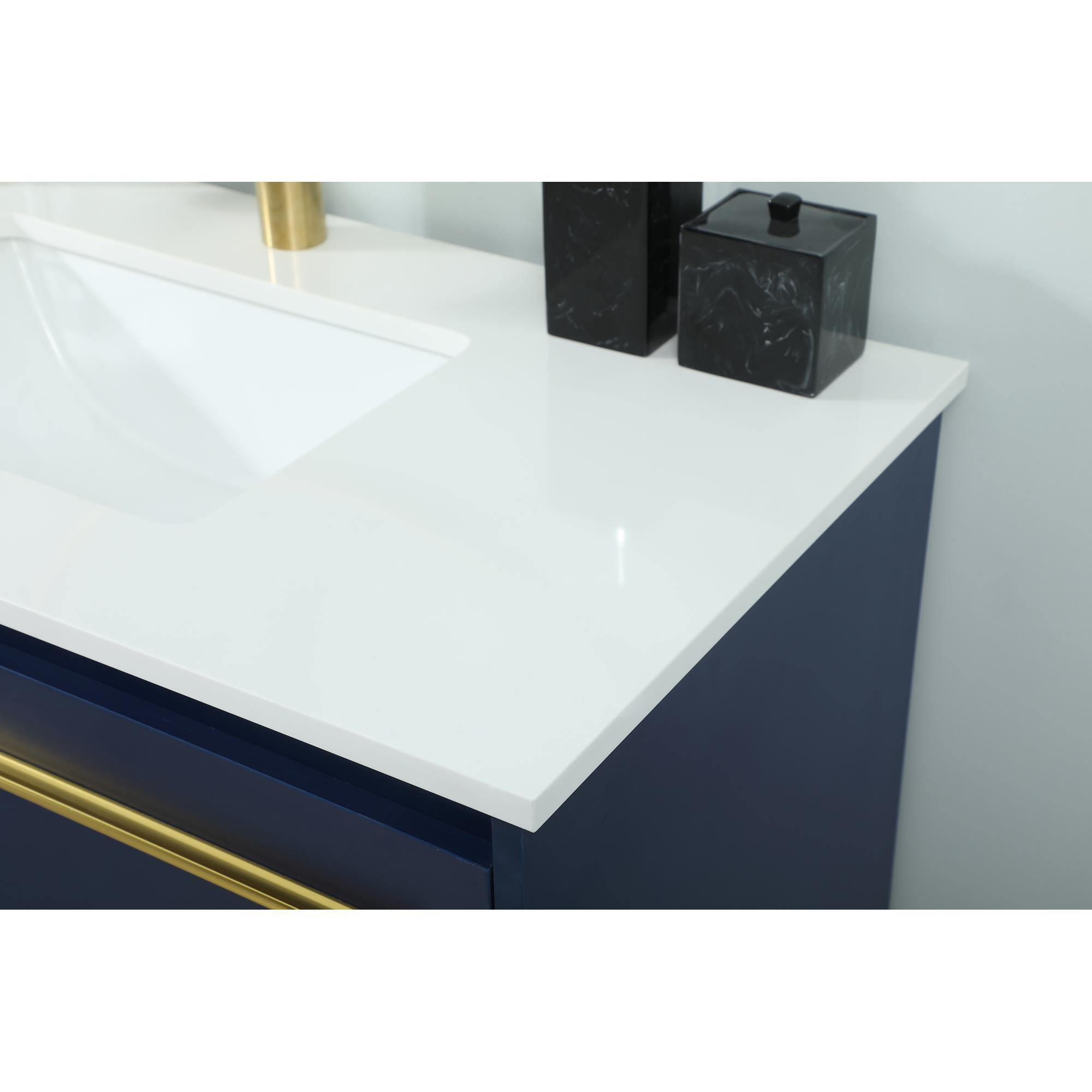 Shown in Blue finish