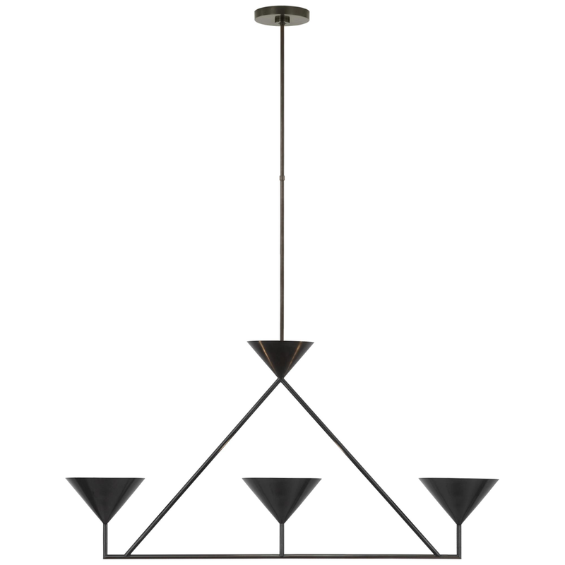 Paloma Contreras Orsay 22 Inch Linear Chandelier by Visual Comfort Signature