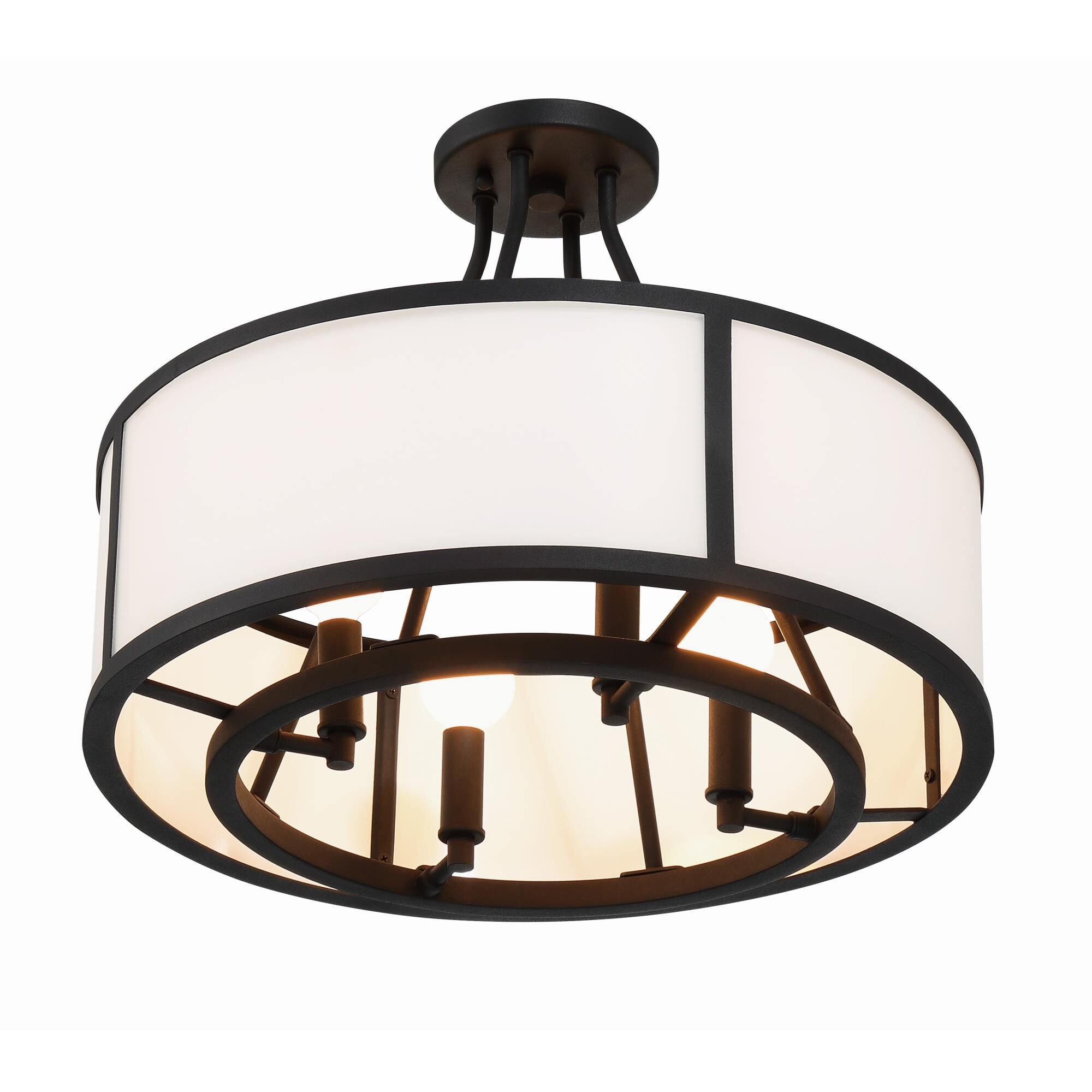Bryant 18 Inch 4 Light Mini Chandelier by Crystorama
