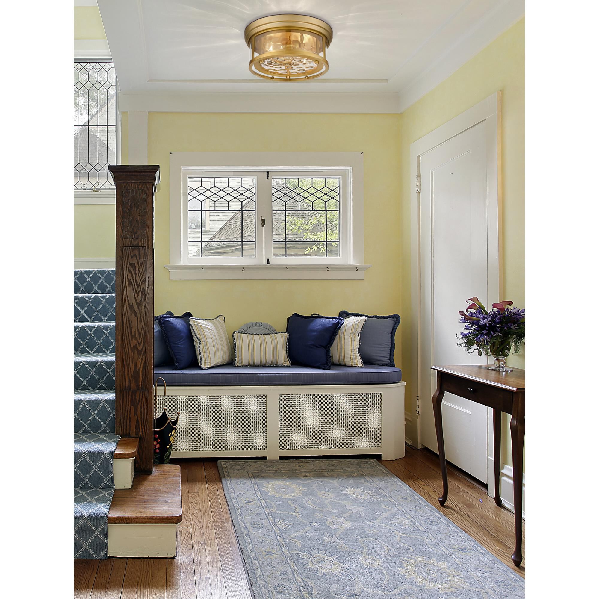 Clarion 12 Inch 2 Light Flush Mount by Z-Lite