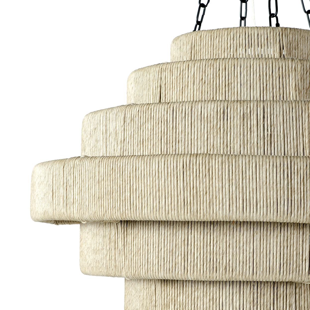 Everly 31 Inch Outdoor Hanging Lantern by Palecek