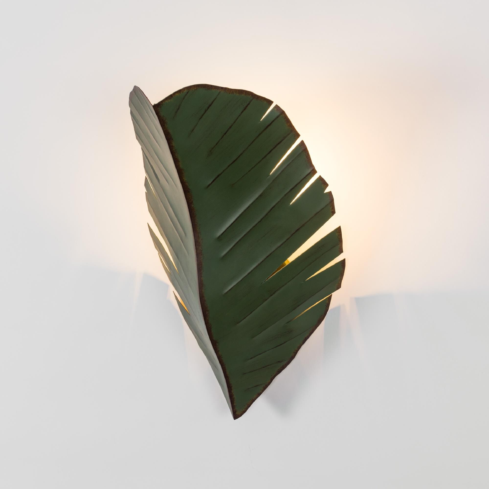 Ron Henderson Banana Leaf Wall Sconce by Varaluz