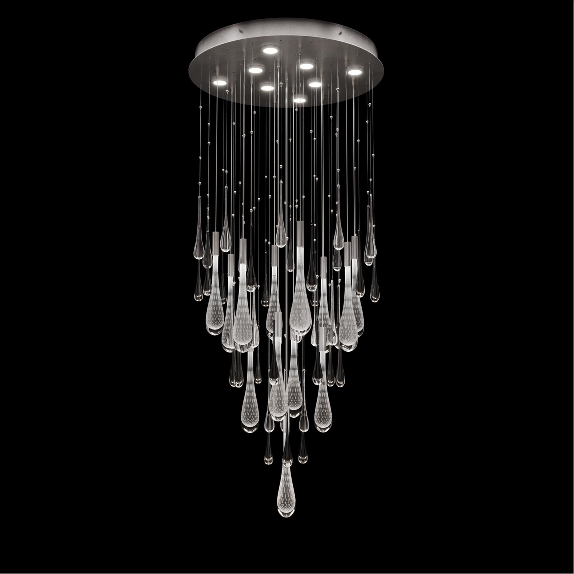 Rain 32 Inch Multi Light Pendant by Fine Art Handcrafted Lighting