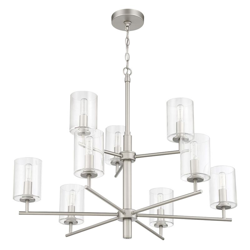 Hailie 32 Inch 9 Light Chandelier by Craftmade