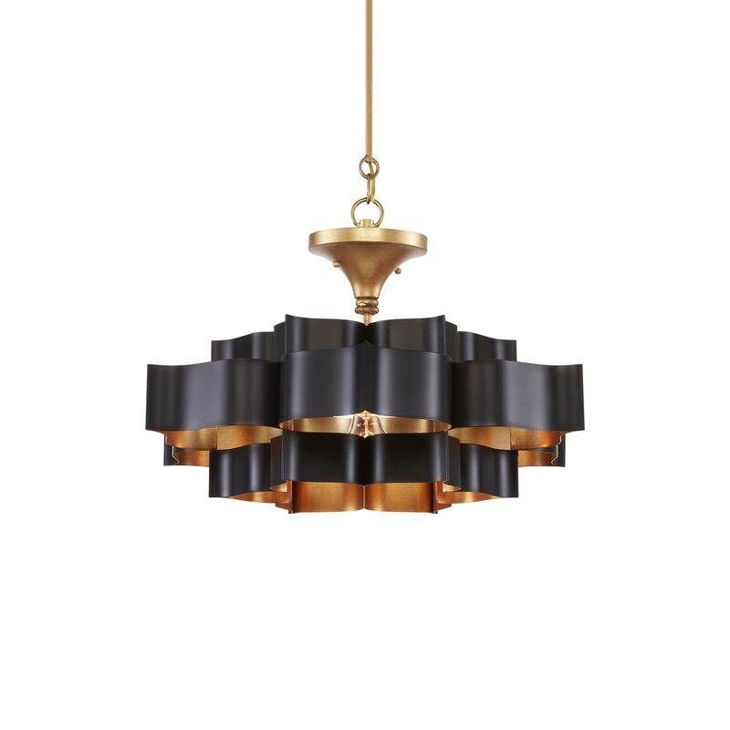 Grand Lotus 20 Inch Mini Chandelier by Currey and Company