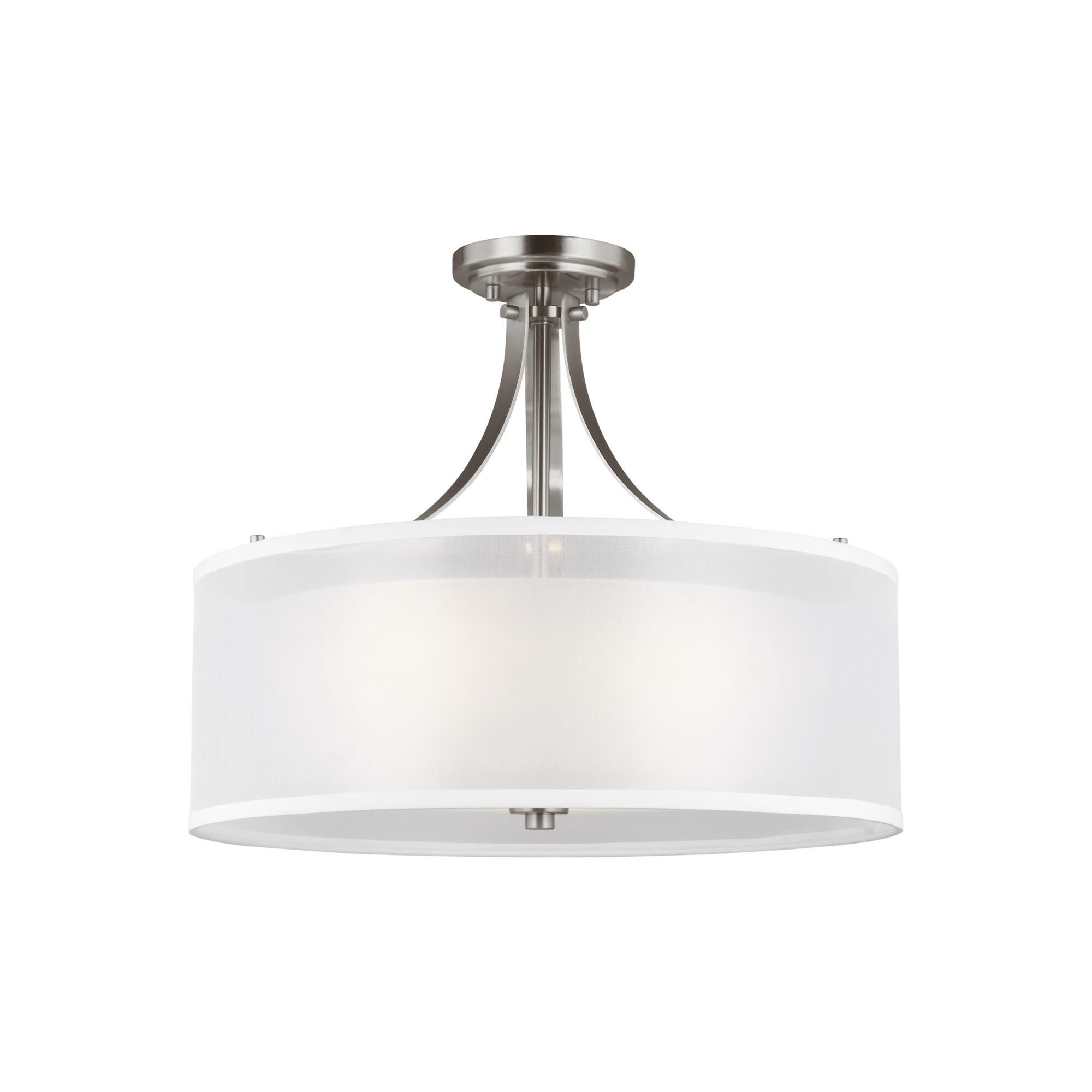 Elmwood Park 3 Light Semi Flush Mount by Generation Lighting