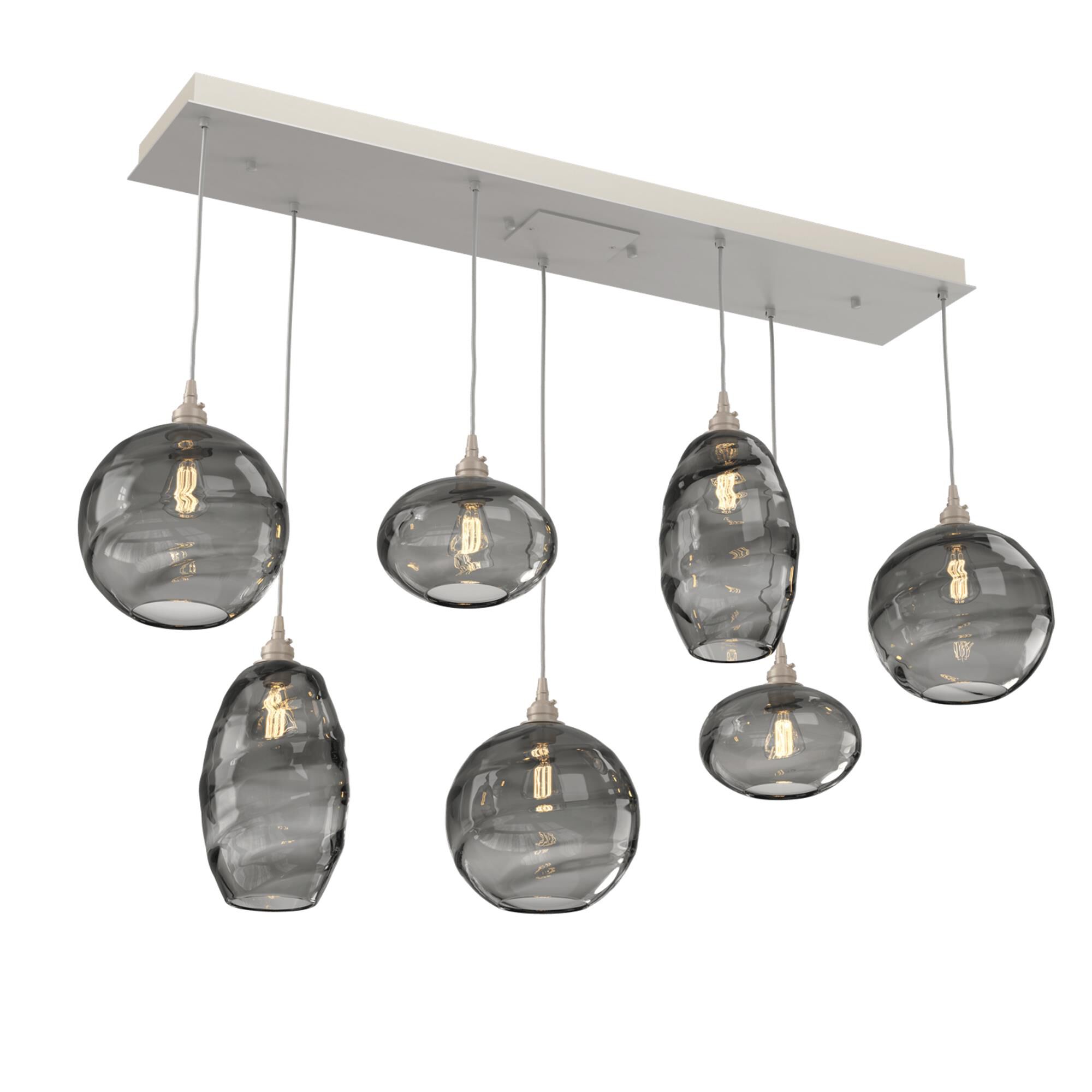 Shown in Metallic Beige Silver finish and Optic Smoke glass