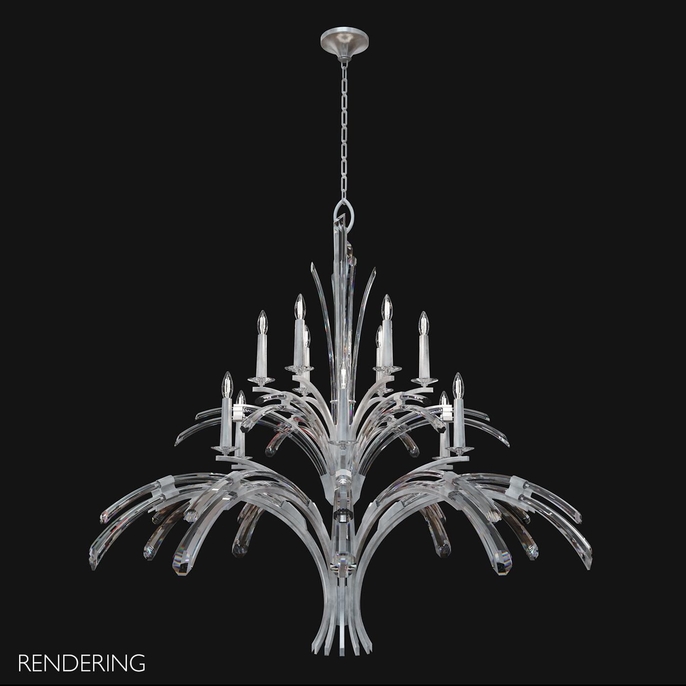 Trevi Chandelier by Fine Art Handcrafted Lighting