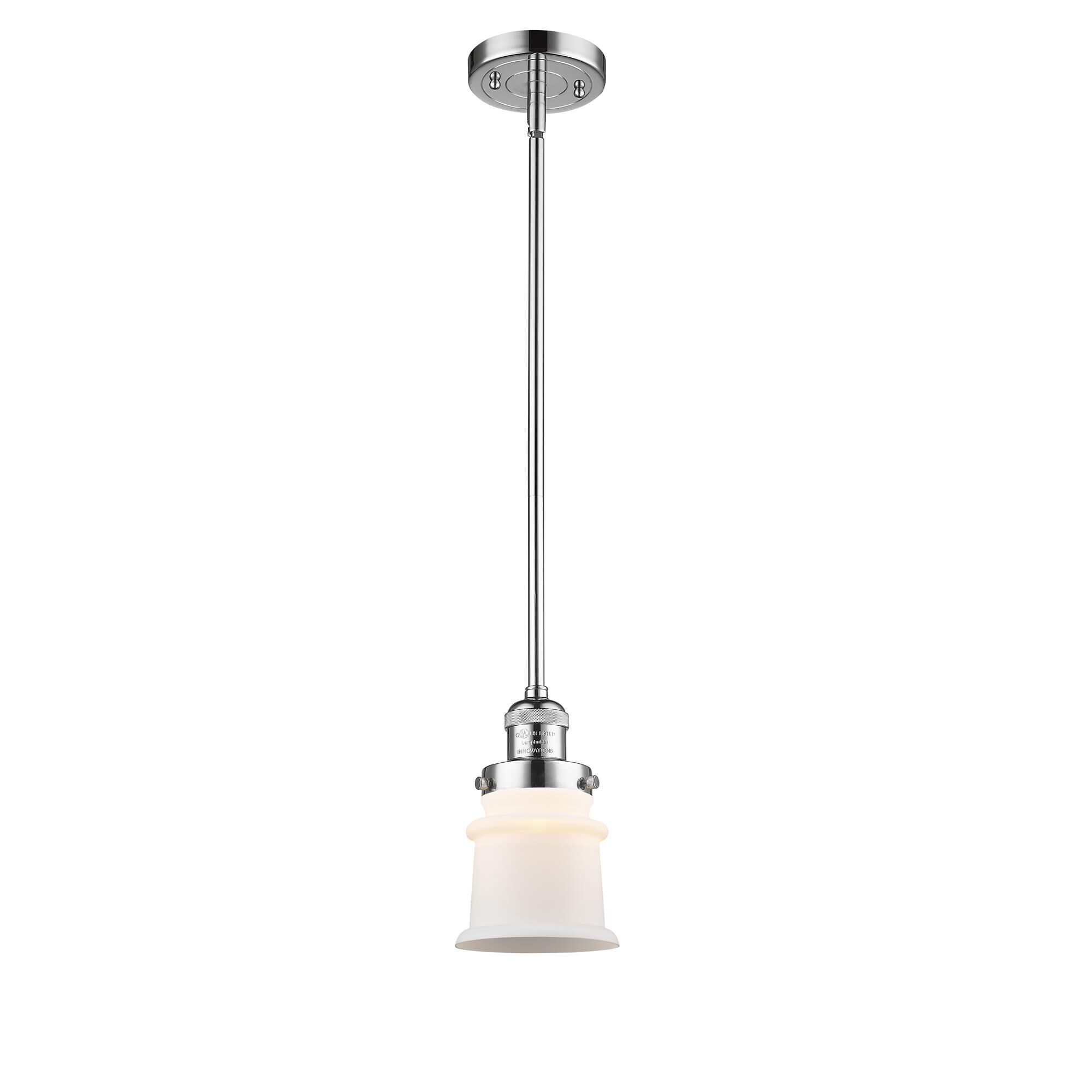 Shown in Polished Chrome finish and Frosted glass
