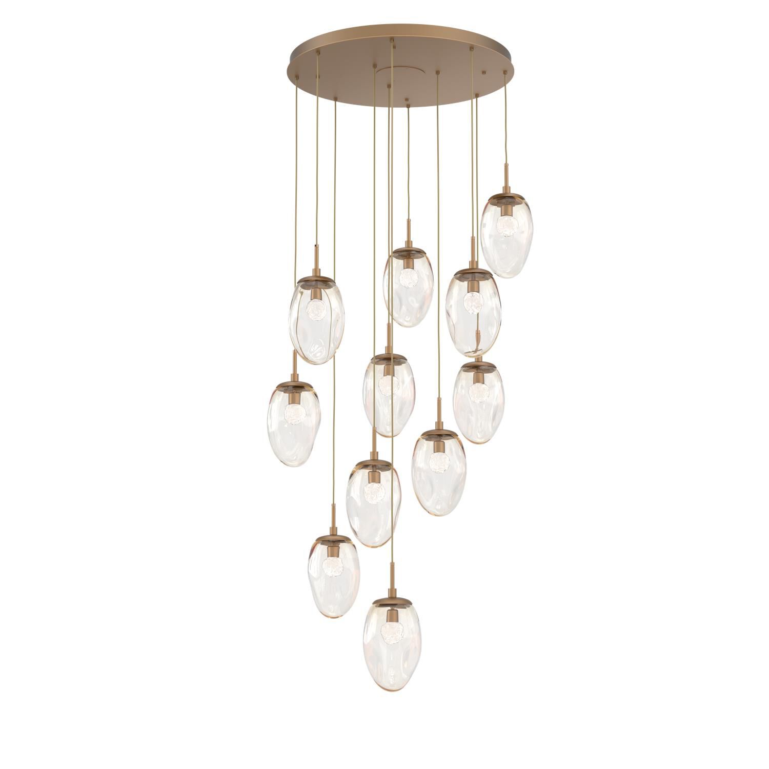 Levi Wilson Nebula 37 Inch 11 Light LED Multi Light Pendant by Hammerton Studio